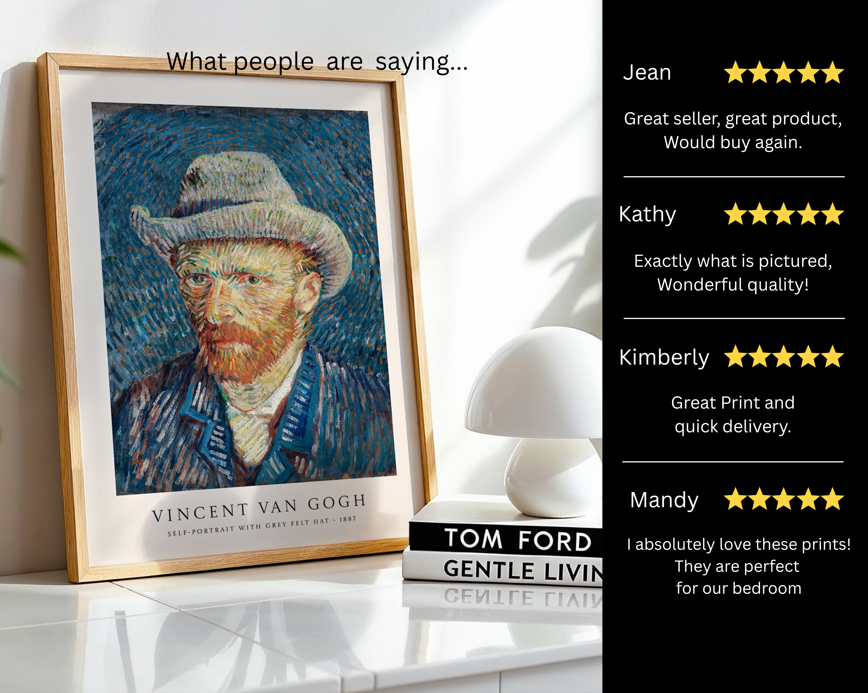 Self-Portrait with Grey Felt Hat 1887 – Vincent van Gogh Art Print
