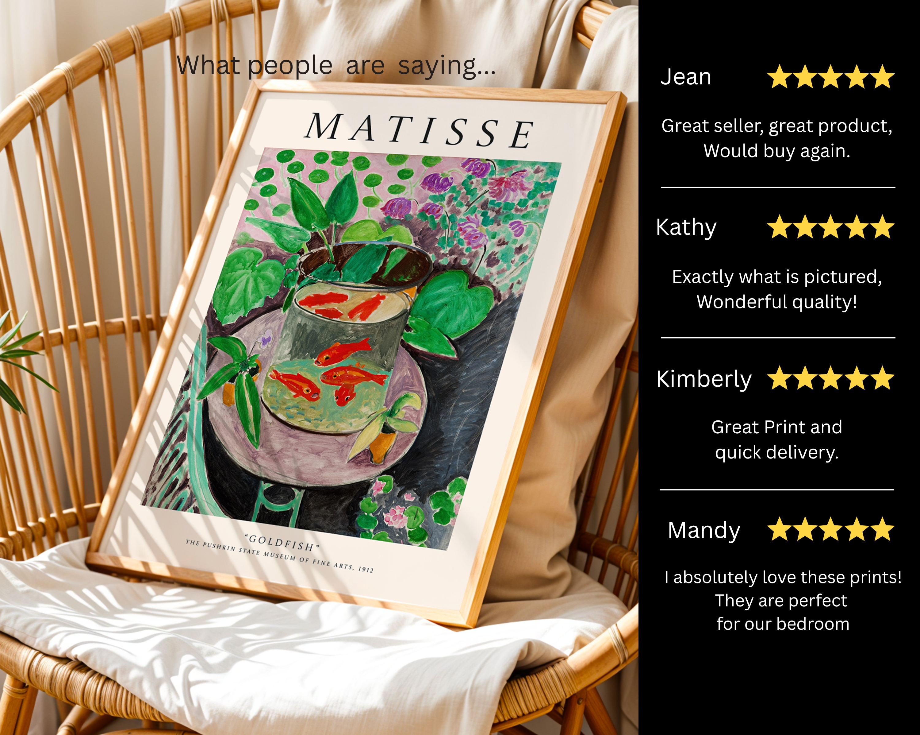 Goldfish – Henri Matisse Modern Art Print
