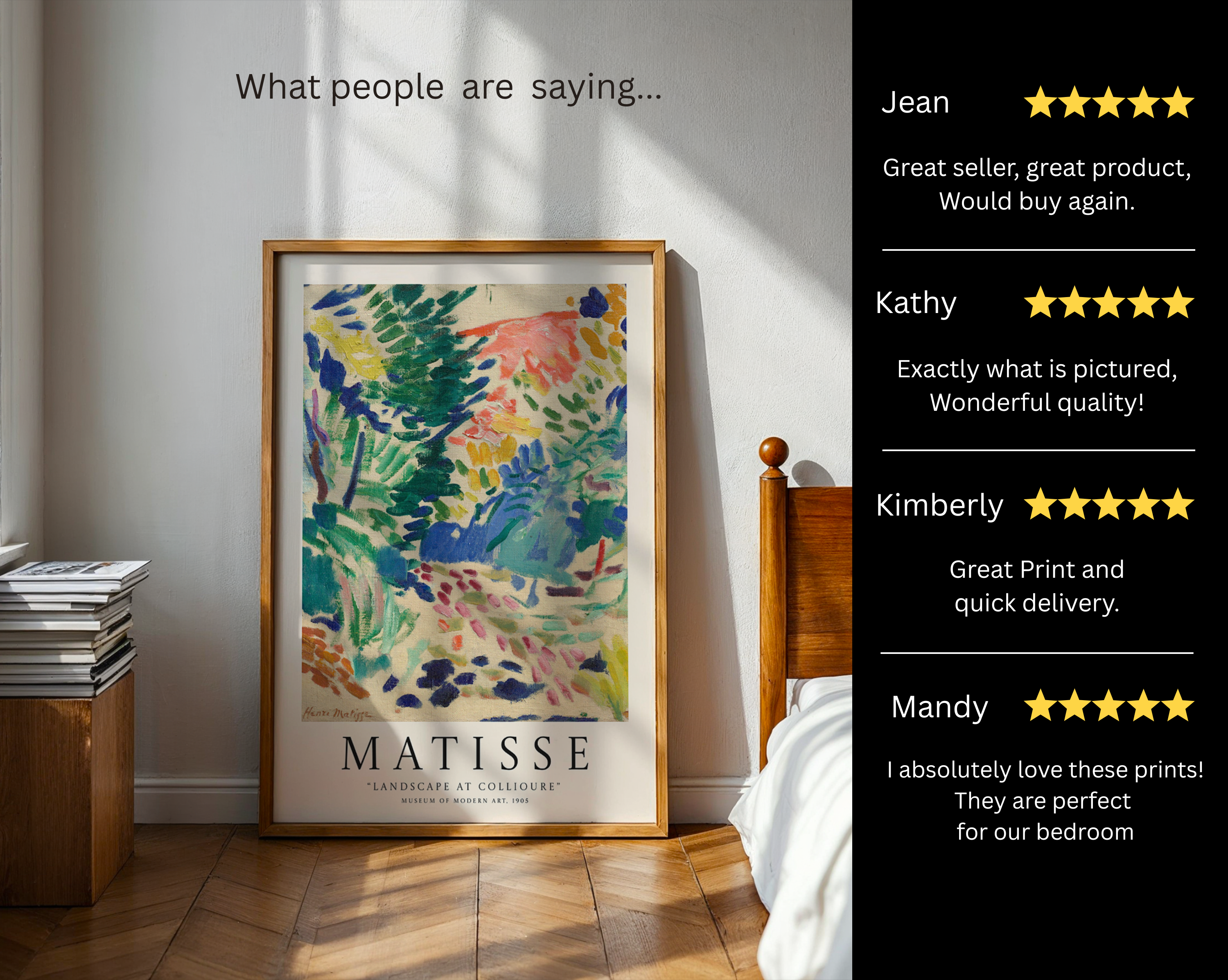 Landscape at Collioure – Henri Matisse Modern Art Print