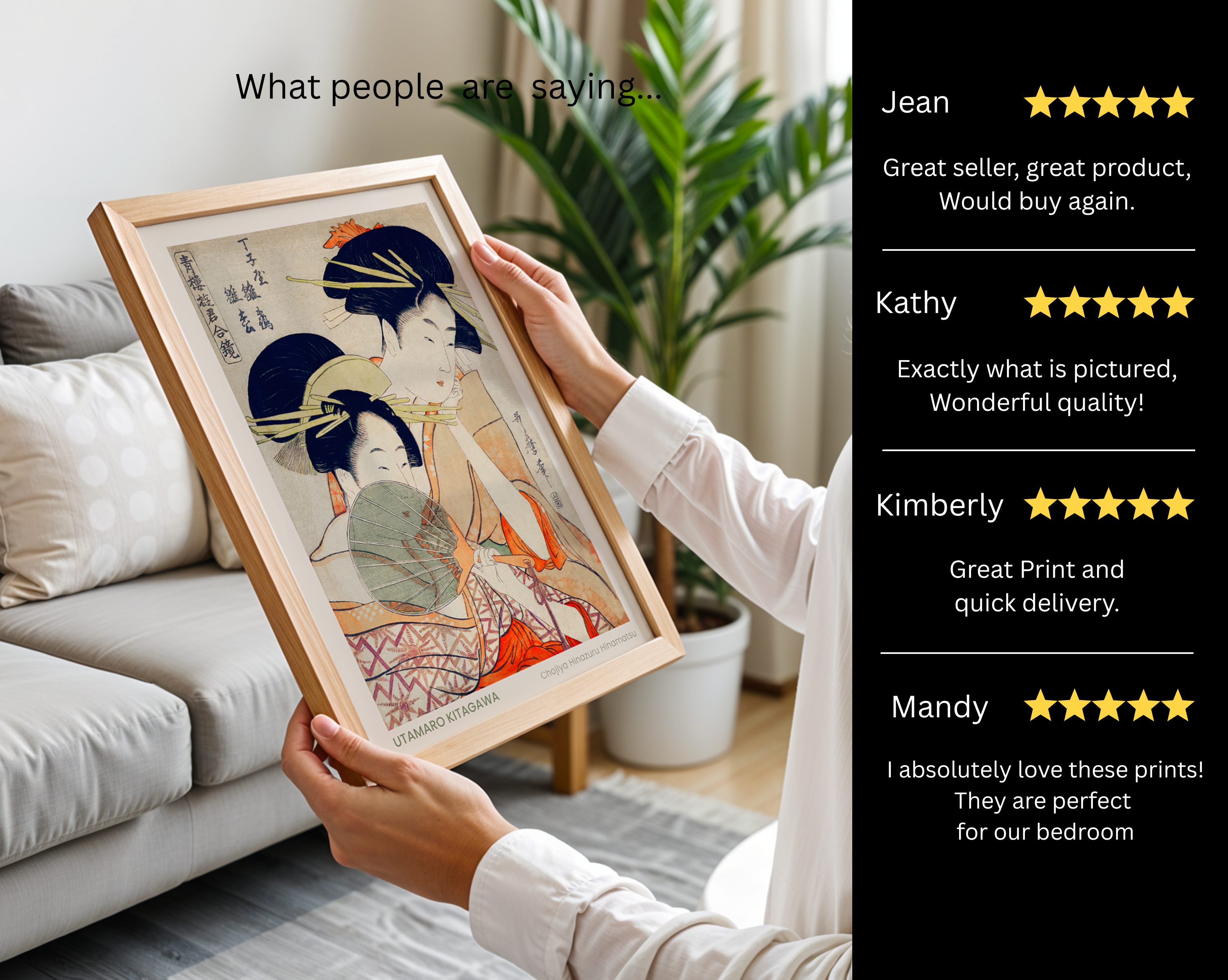 Chōjiya Hinazuru Hinamatsu – Japanese Ukiyo-e Art Print