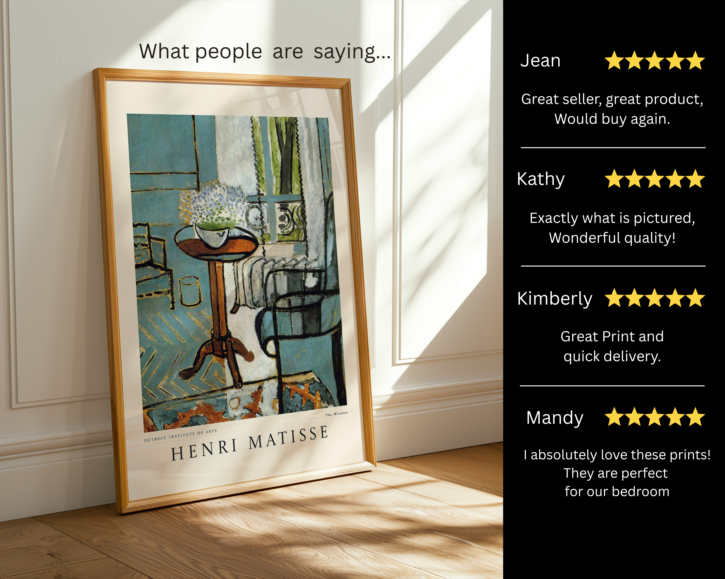 The Window – Henri Matisse Modern Art Print