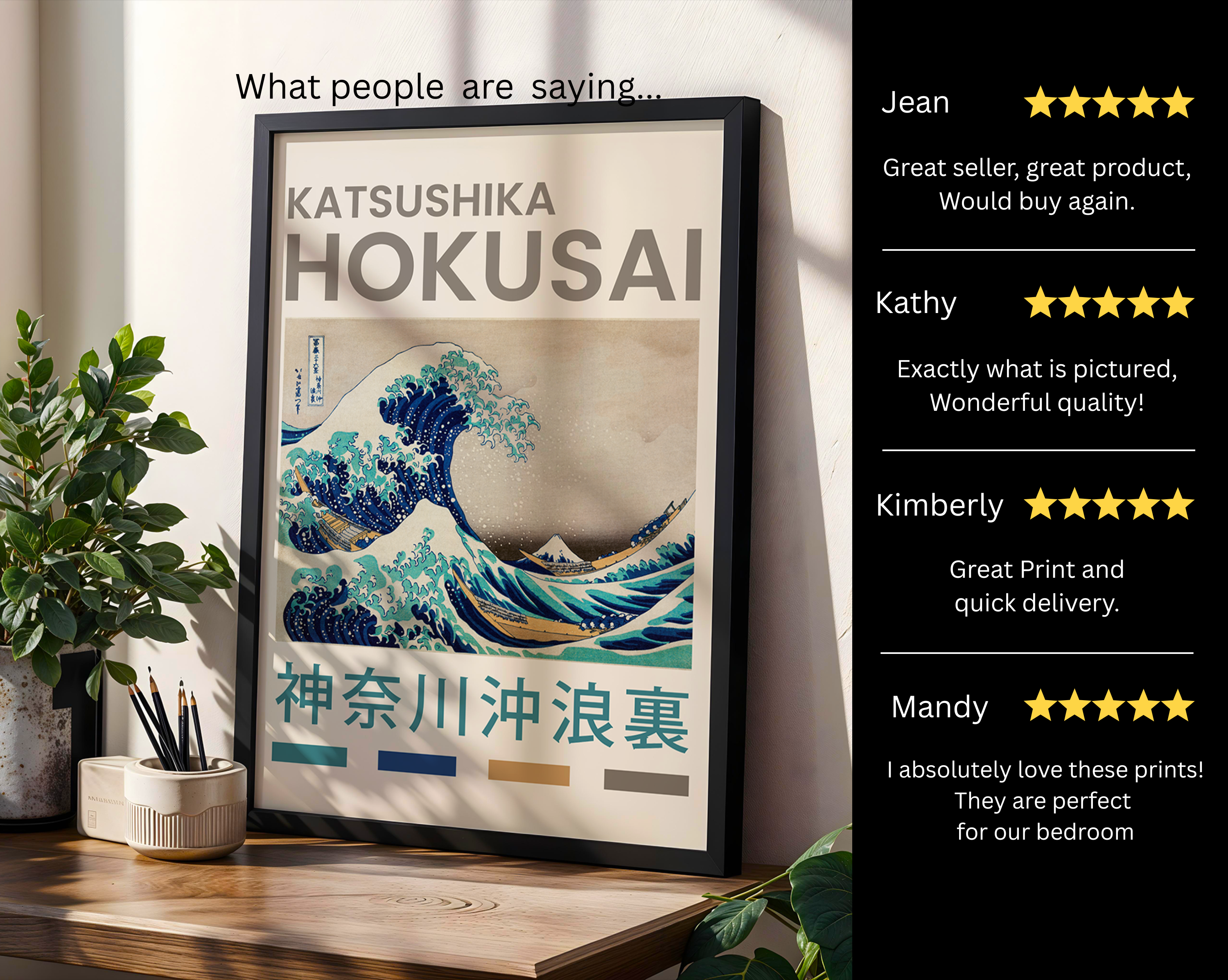 The Great Wave off Kanagawa – Japanese Ukiyo-e Art Print