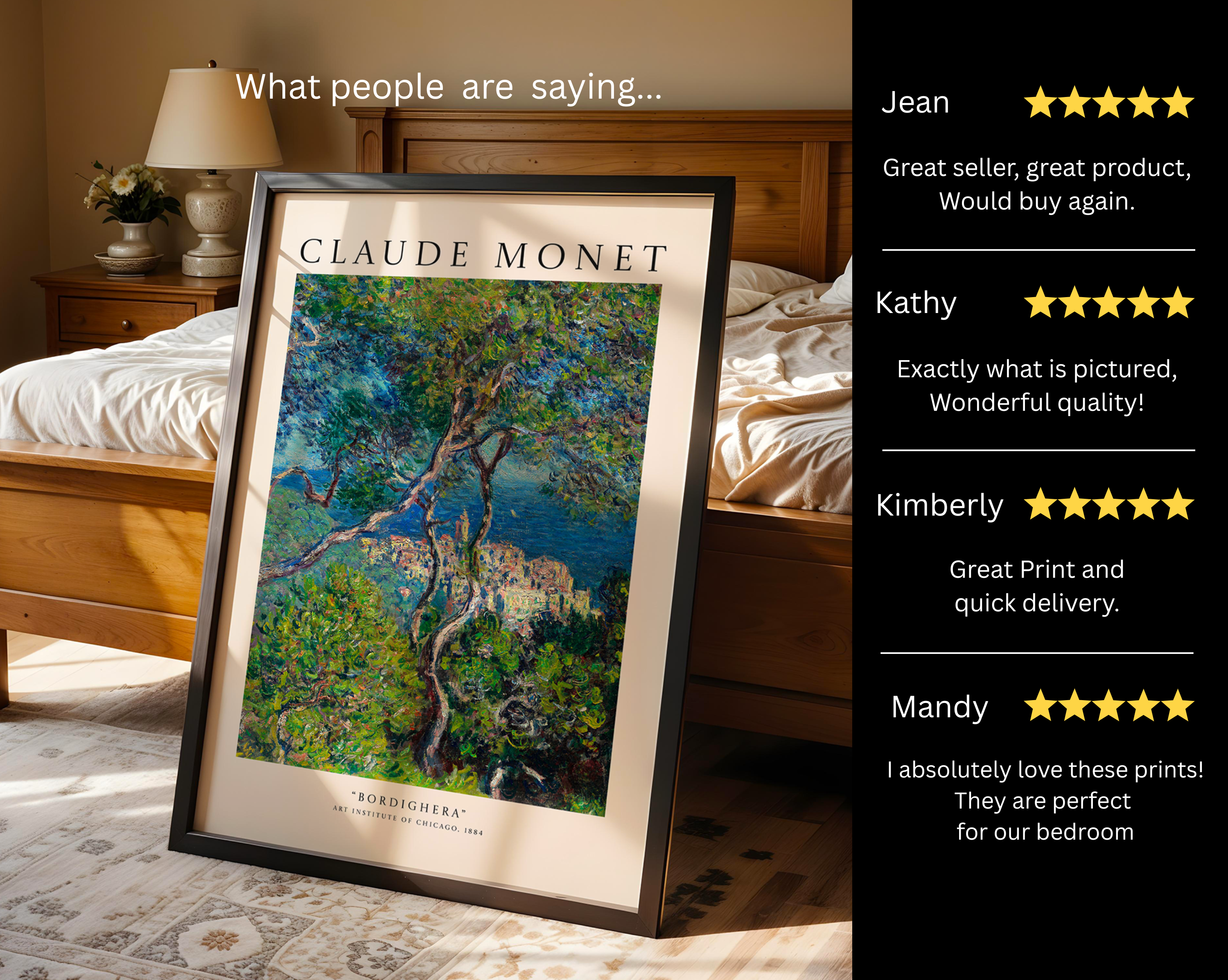 Bordighera – Claude Monet Art Print