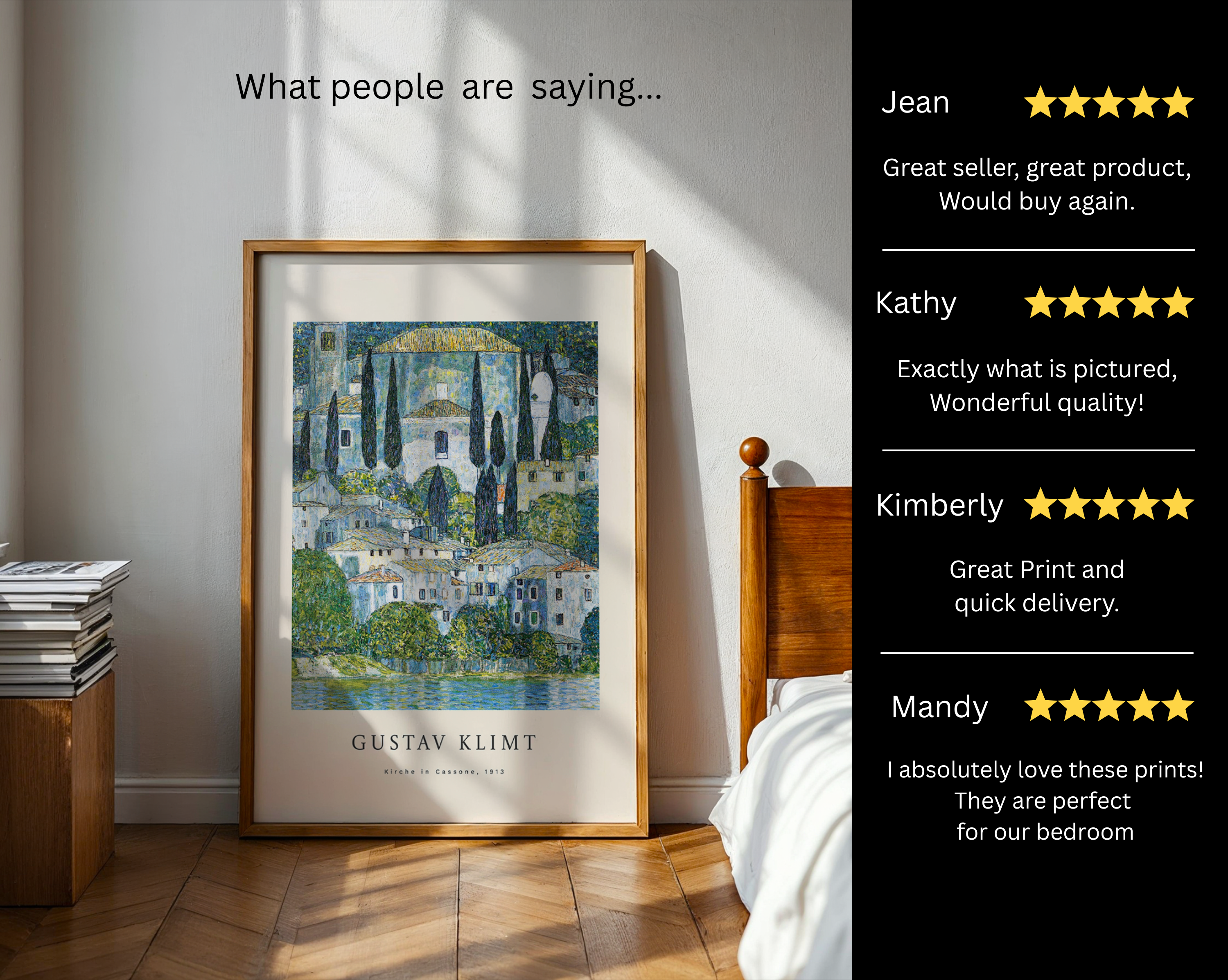 Kirche in Cassone – Gustav Klimt Art Print