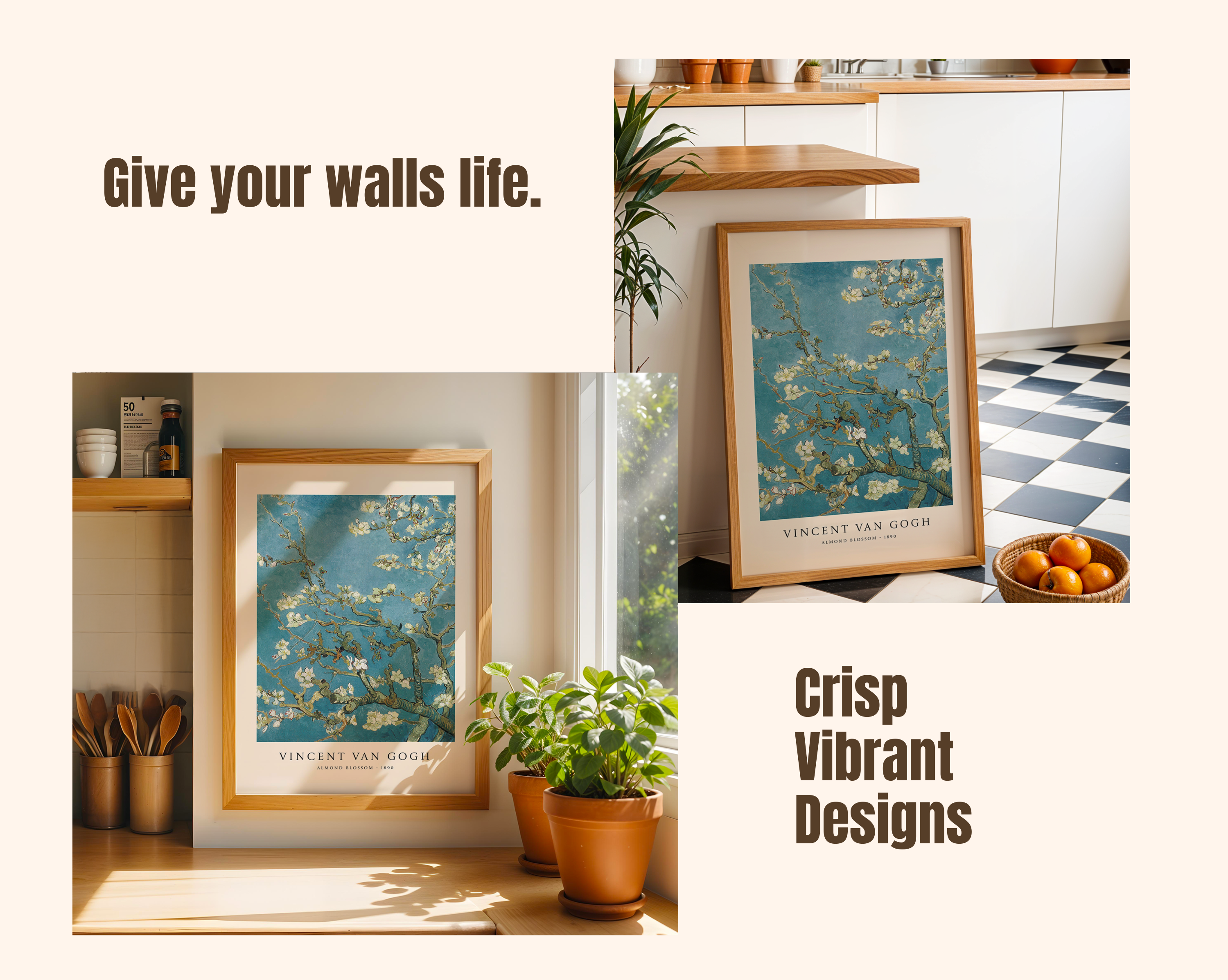 Almond Blossom (1890) – Vincent van Gogh Art Print