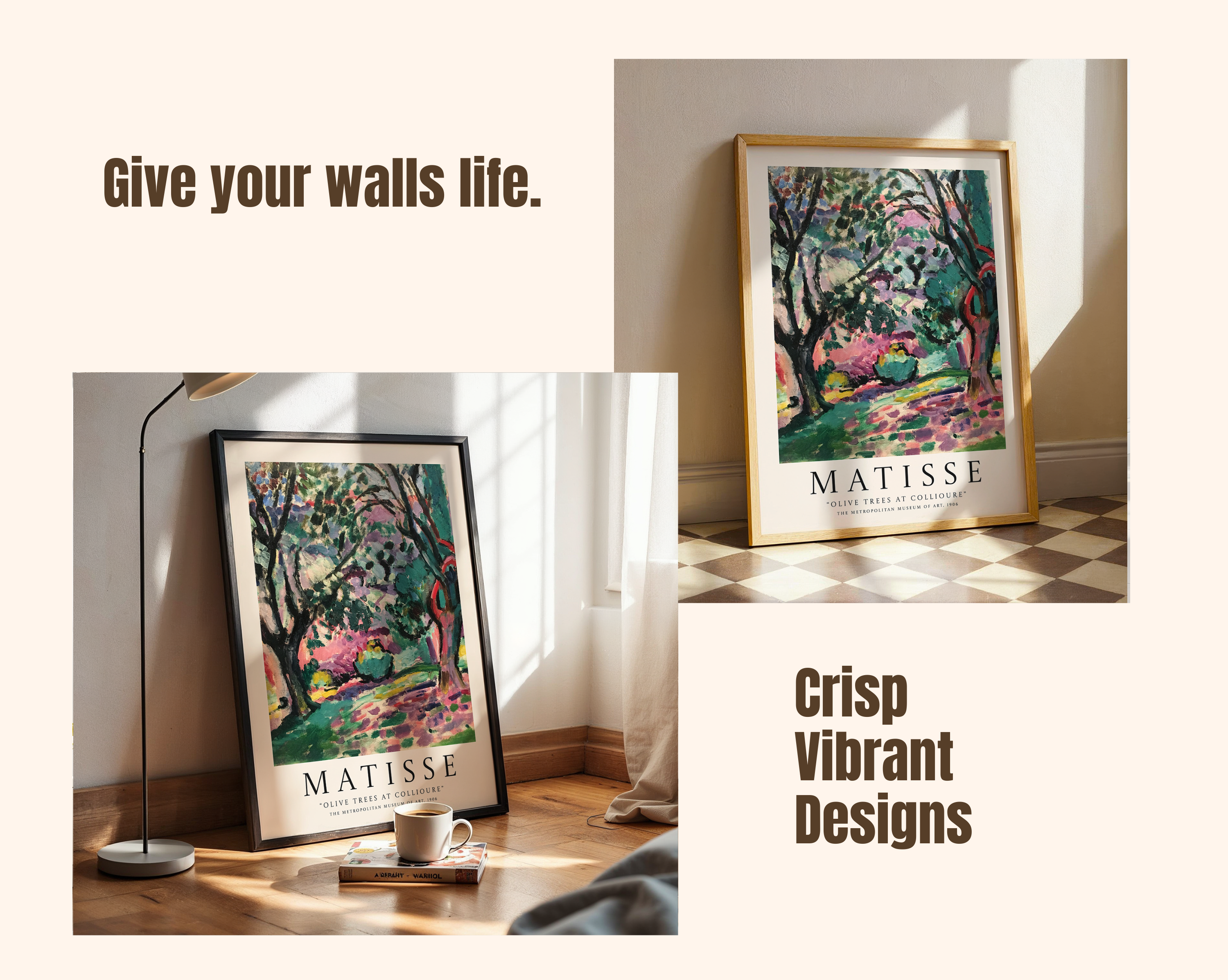 Olive Trees at Collioure – Henri Matisse Modern Art Print