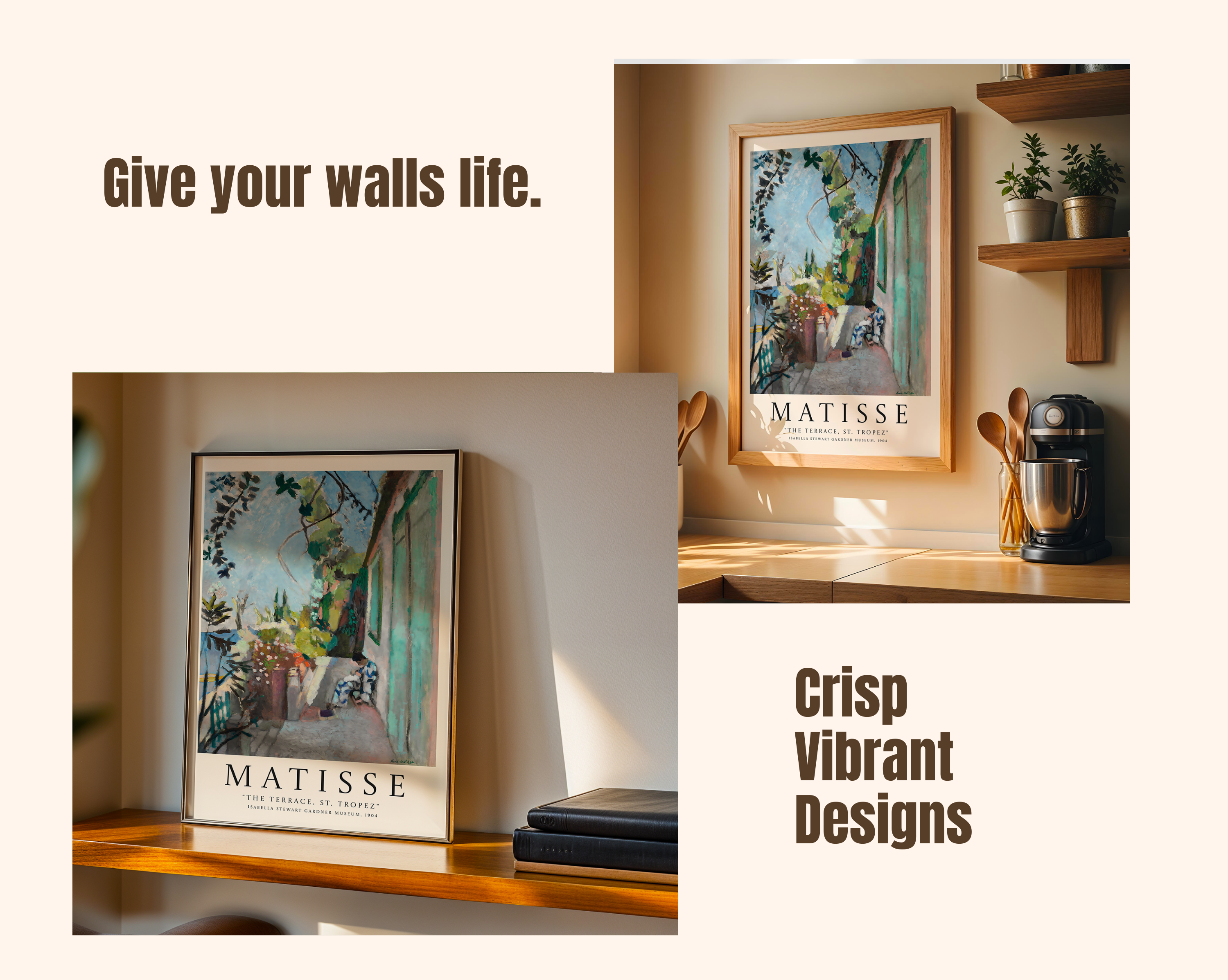 The Terrace, St. Tropez – Henri Matisse Art Print