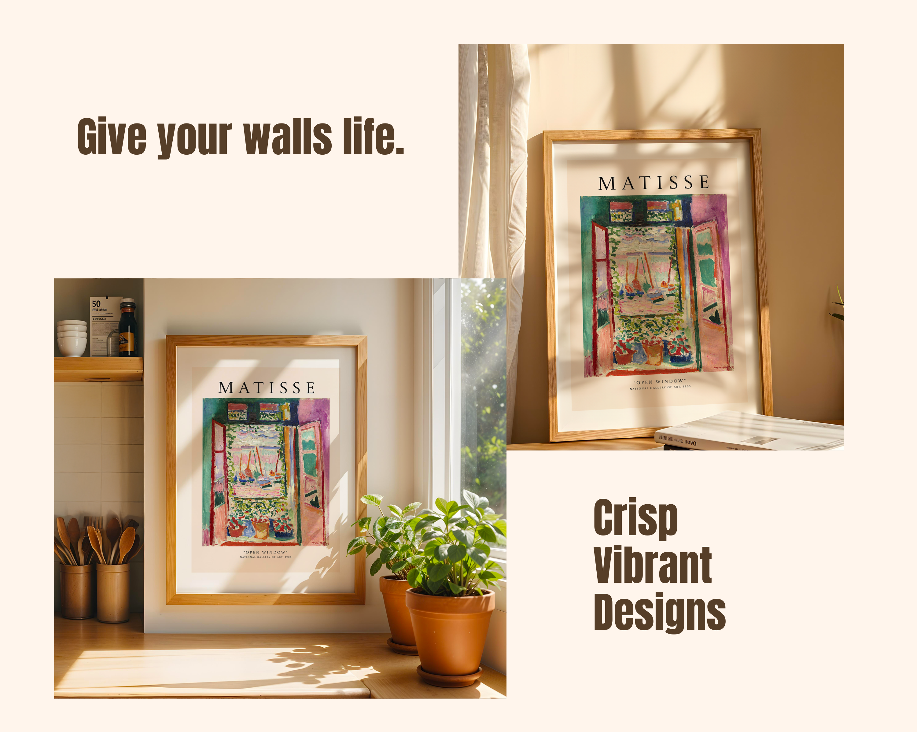 Open Window – Henri Matisse Modern Art Print