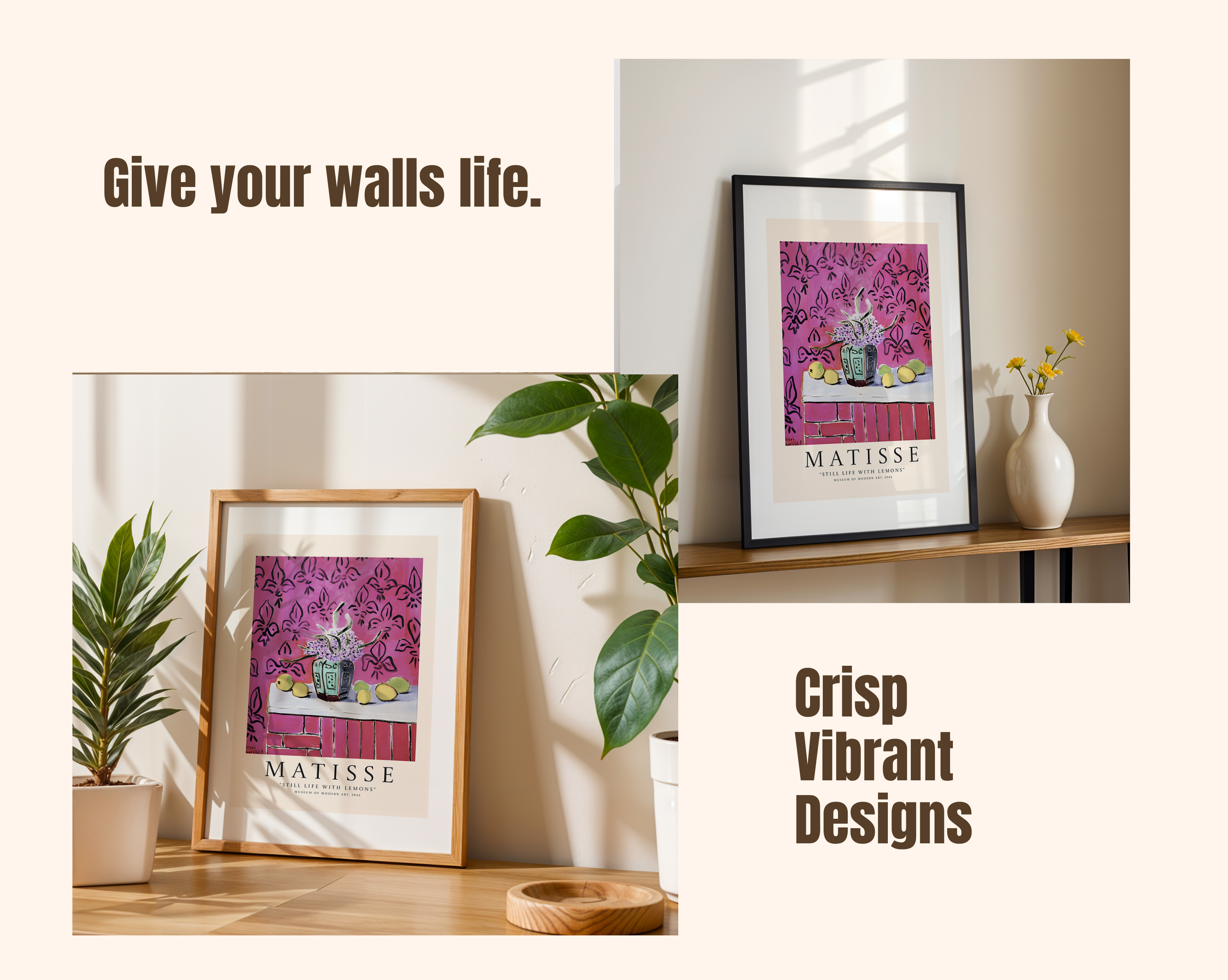 Still Life with Lemons – Henri Matisse Modern Art Print
