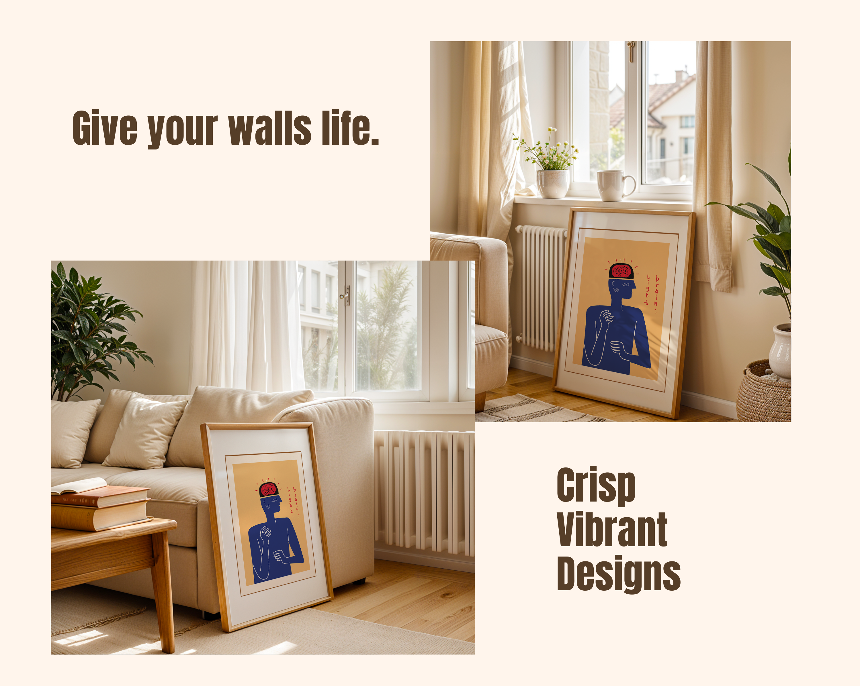 Abstract Human Figure – Matisse Inspired Modern Art Print