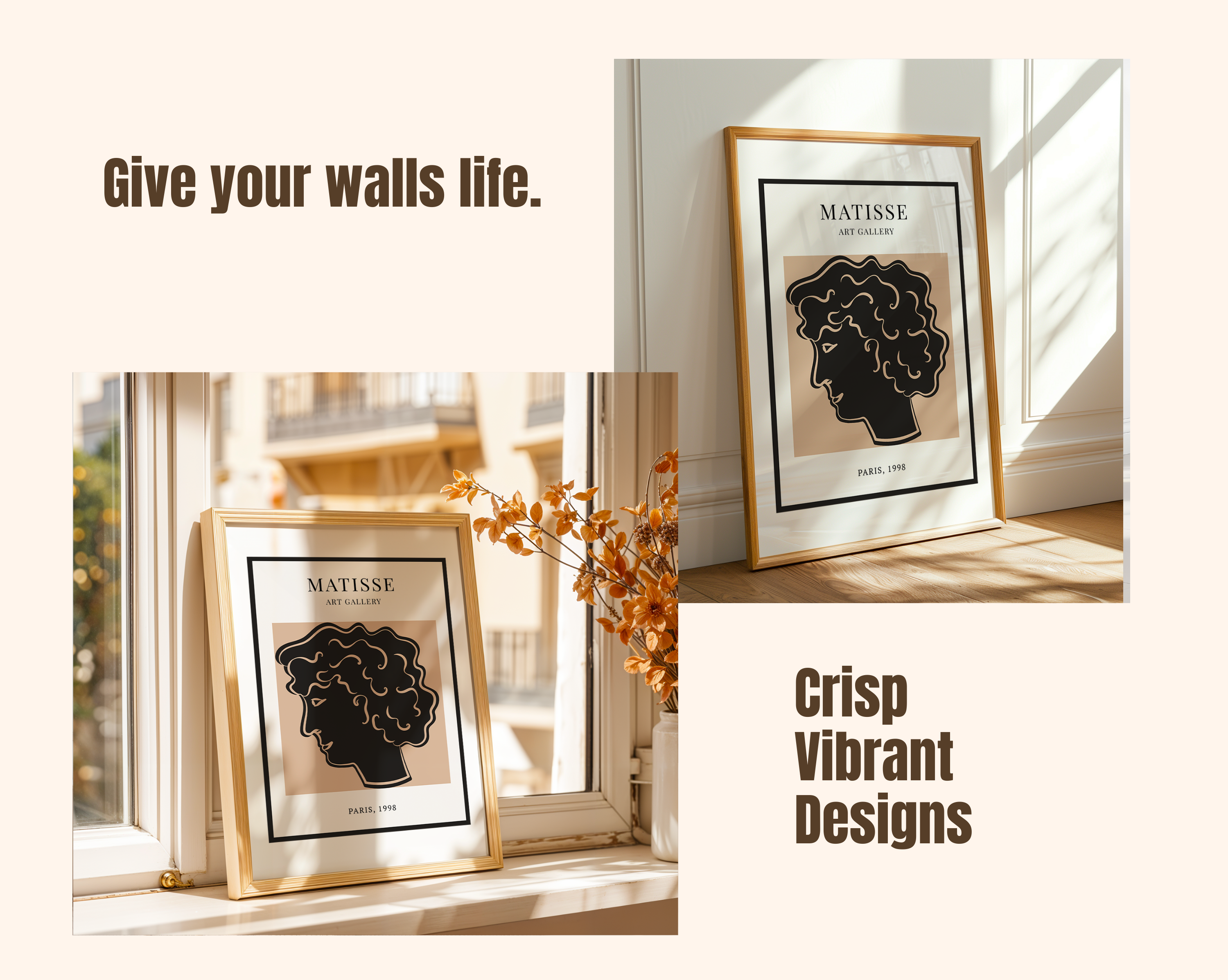 Profile of a Woman – Matisse-Inspired Modern Art Print