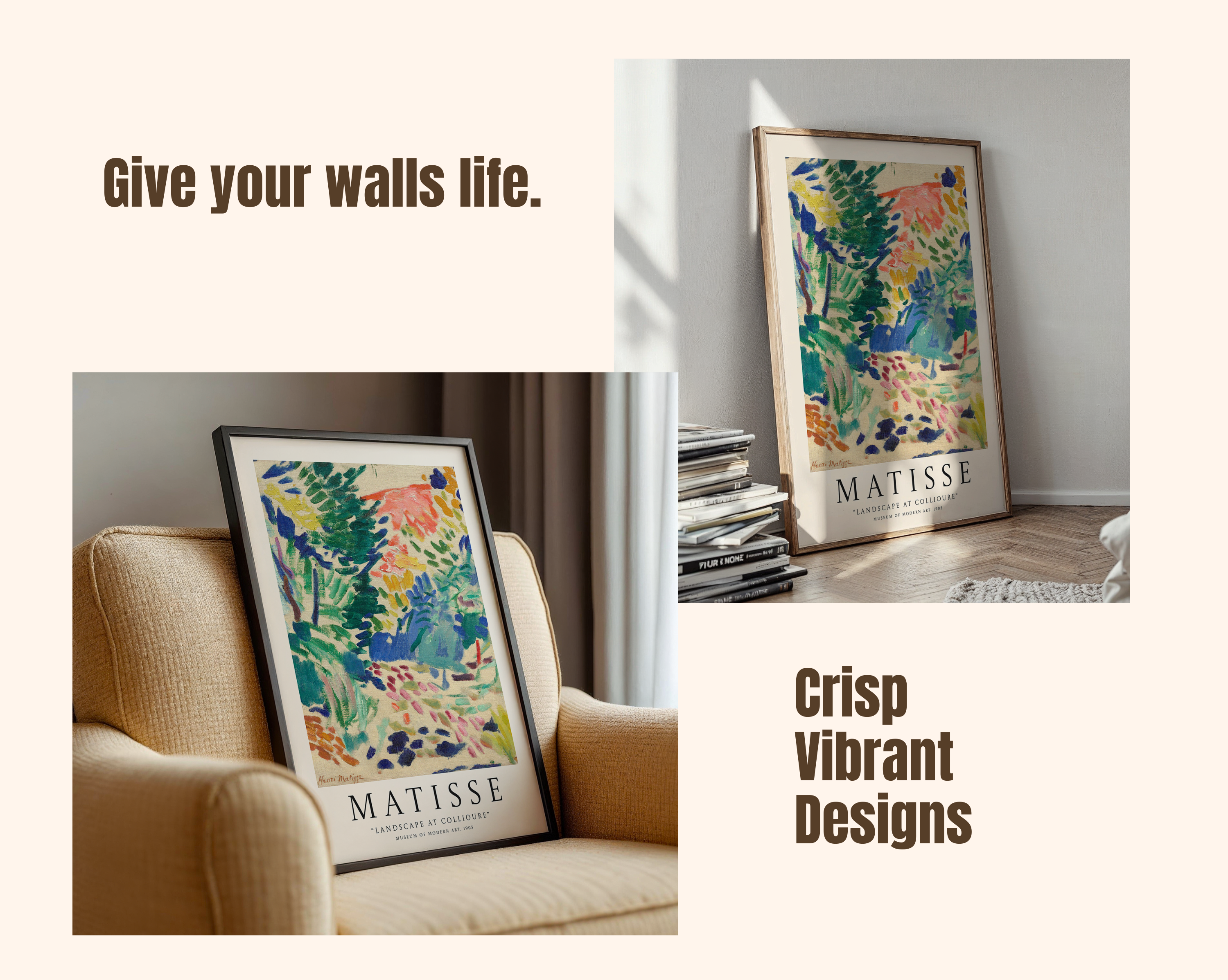 Landscape at Collioure – Henri Matisse Modern Art Print