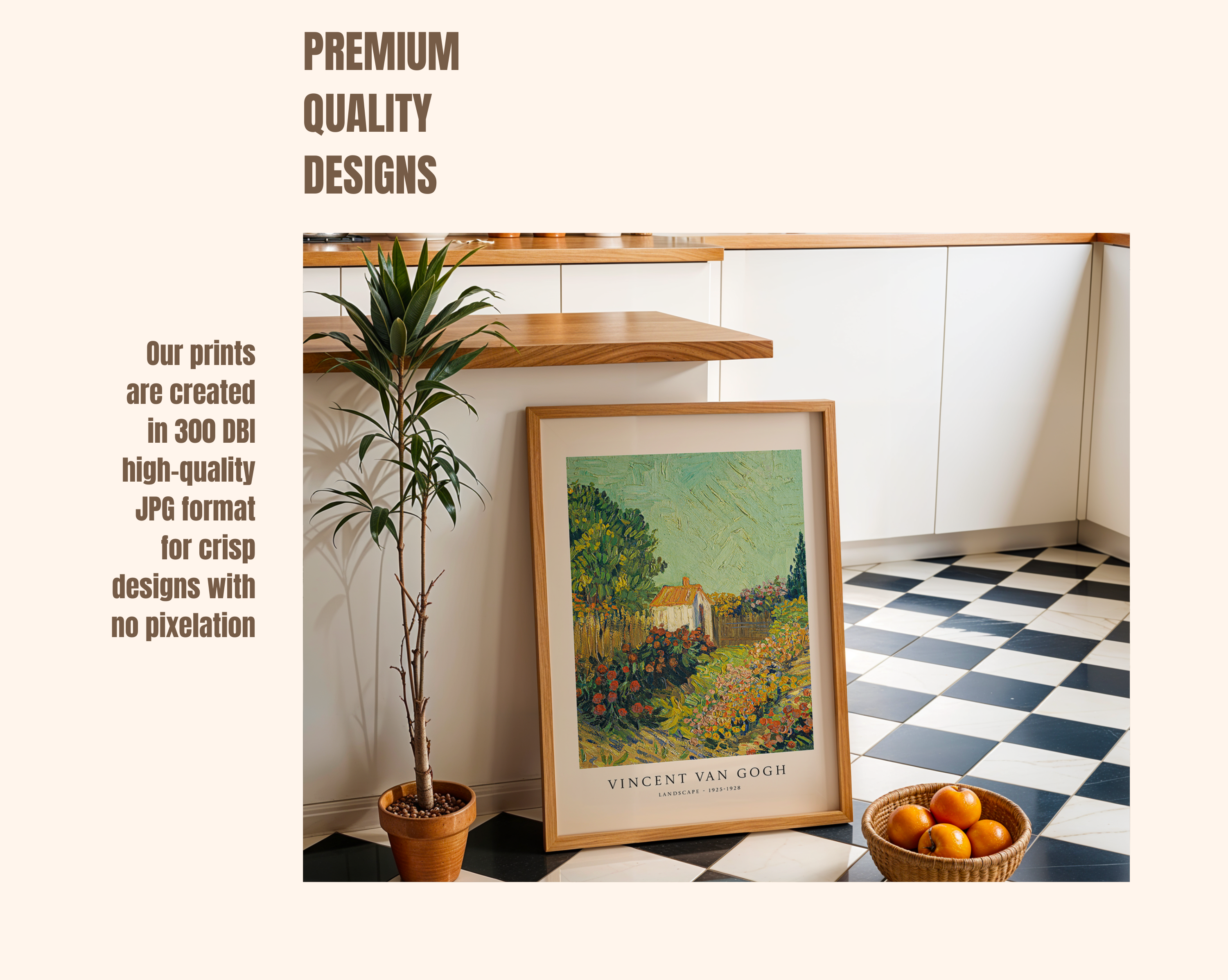 Garden Landscape – Vincent van Gogh Art Print