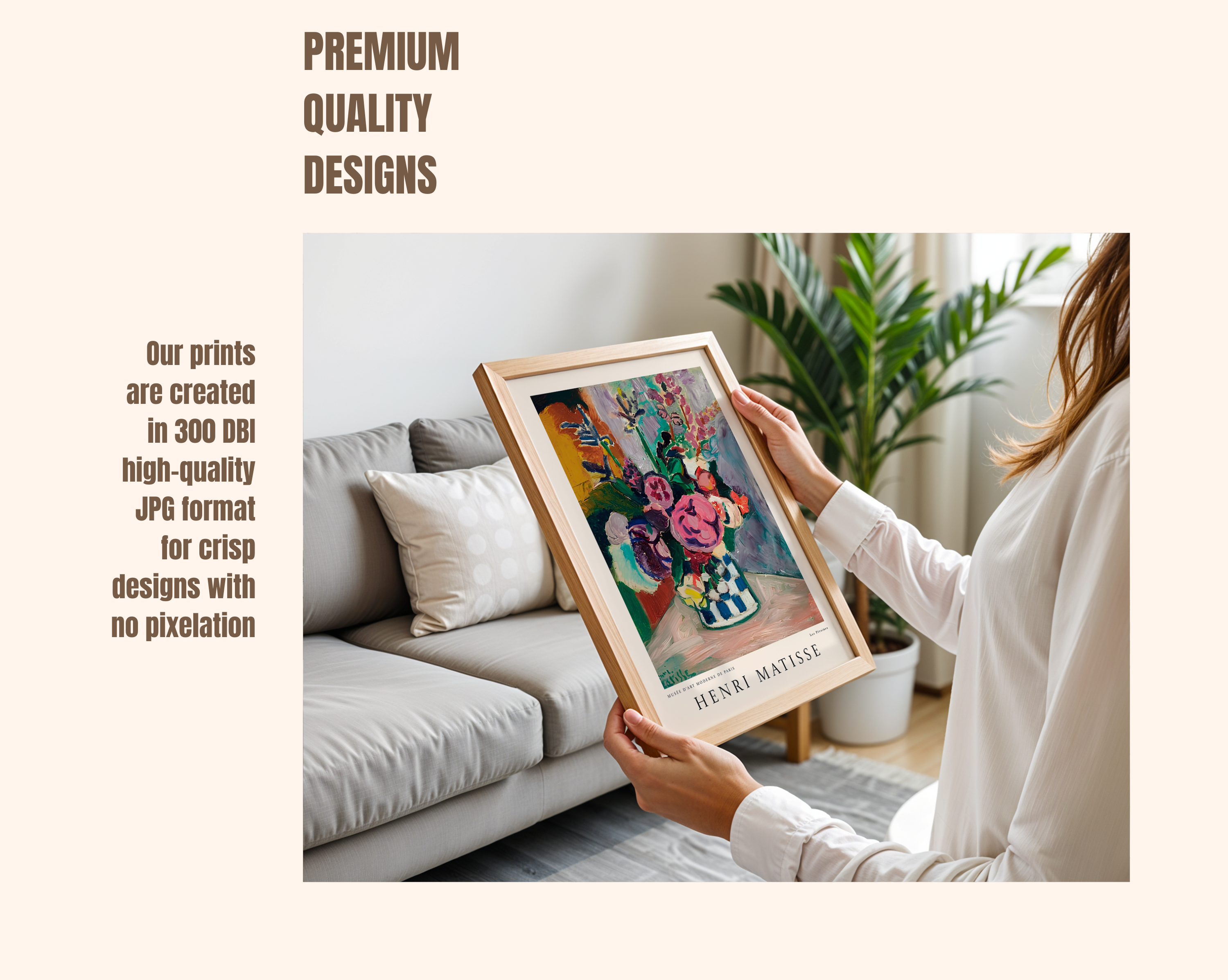 Les Pivoines – Henri Matisse Art Print