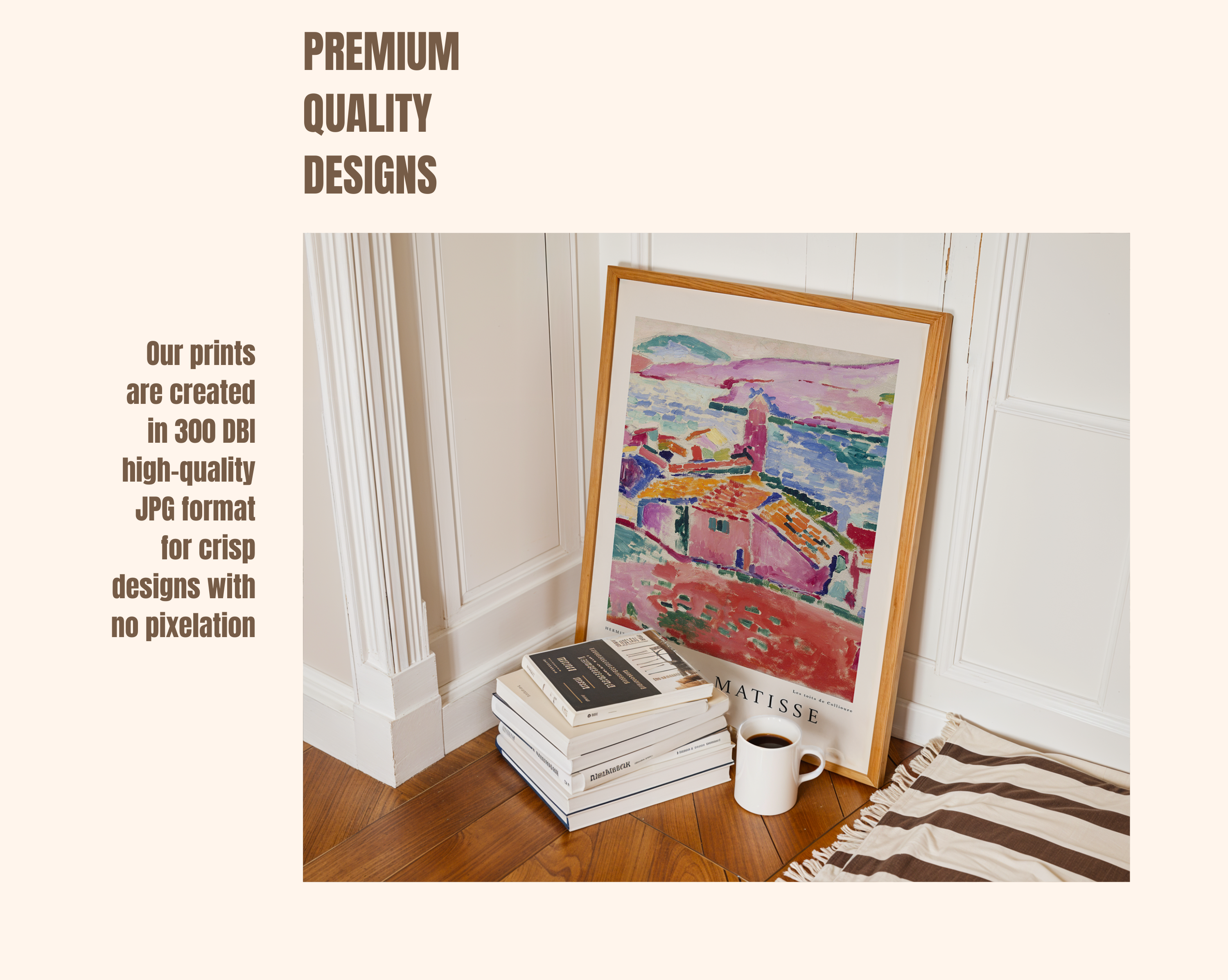 Les Toits de Collioure – Henri Matisse Fauvist Art Print