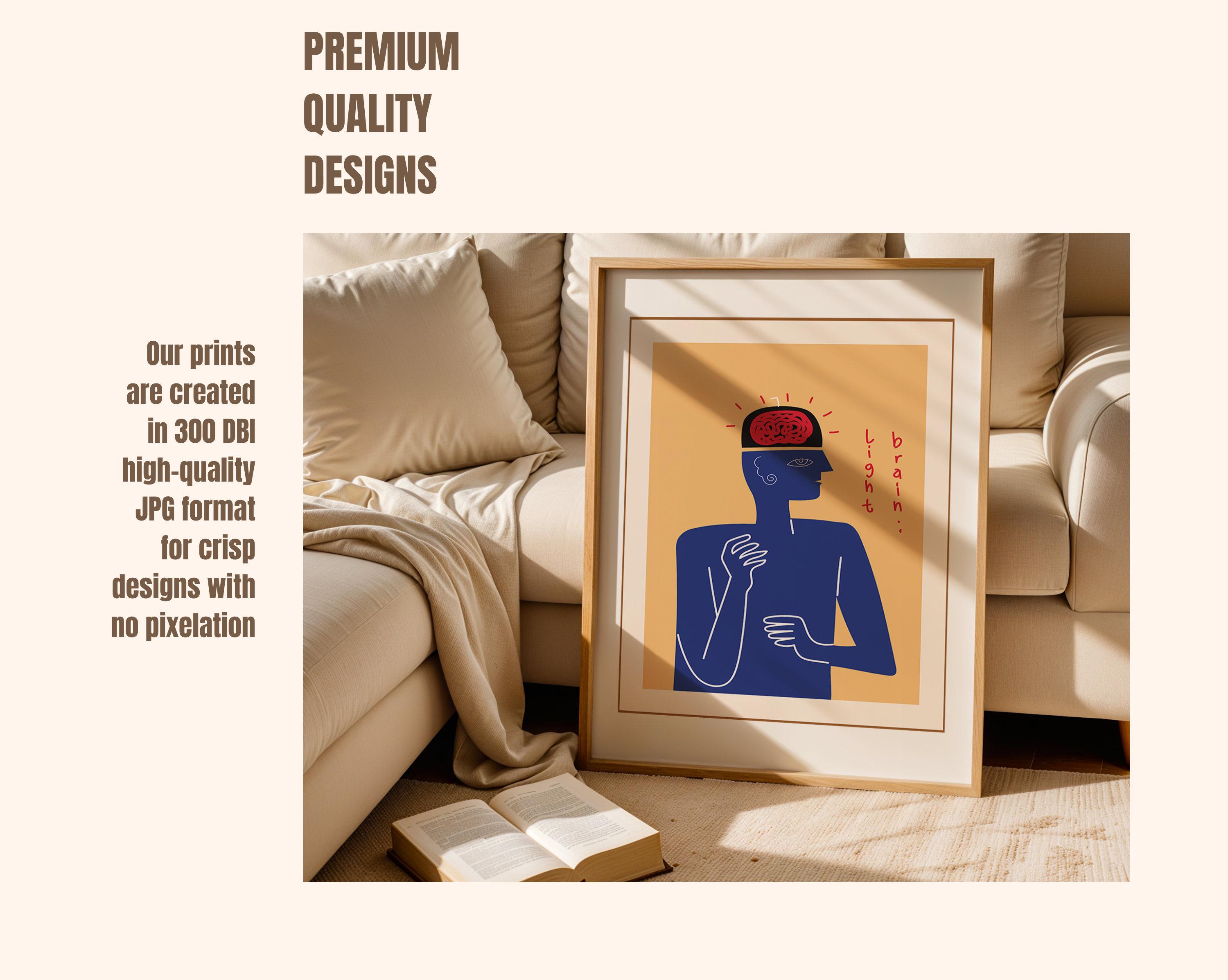 Abstract Human Figure – Matisse Inspired Modern Art Print