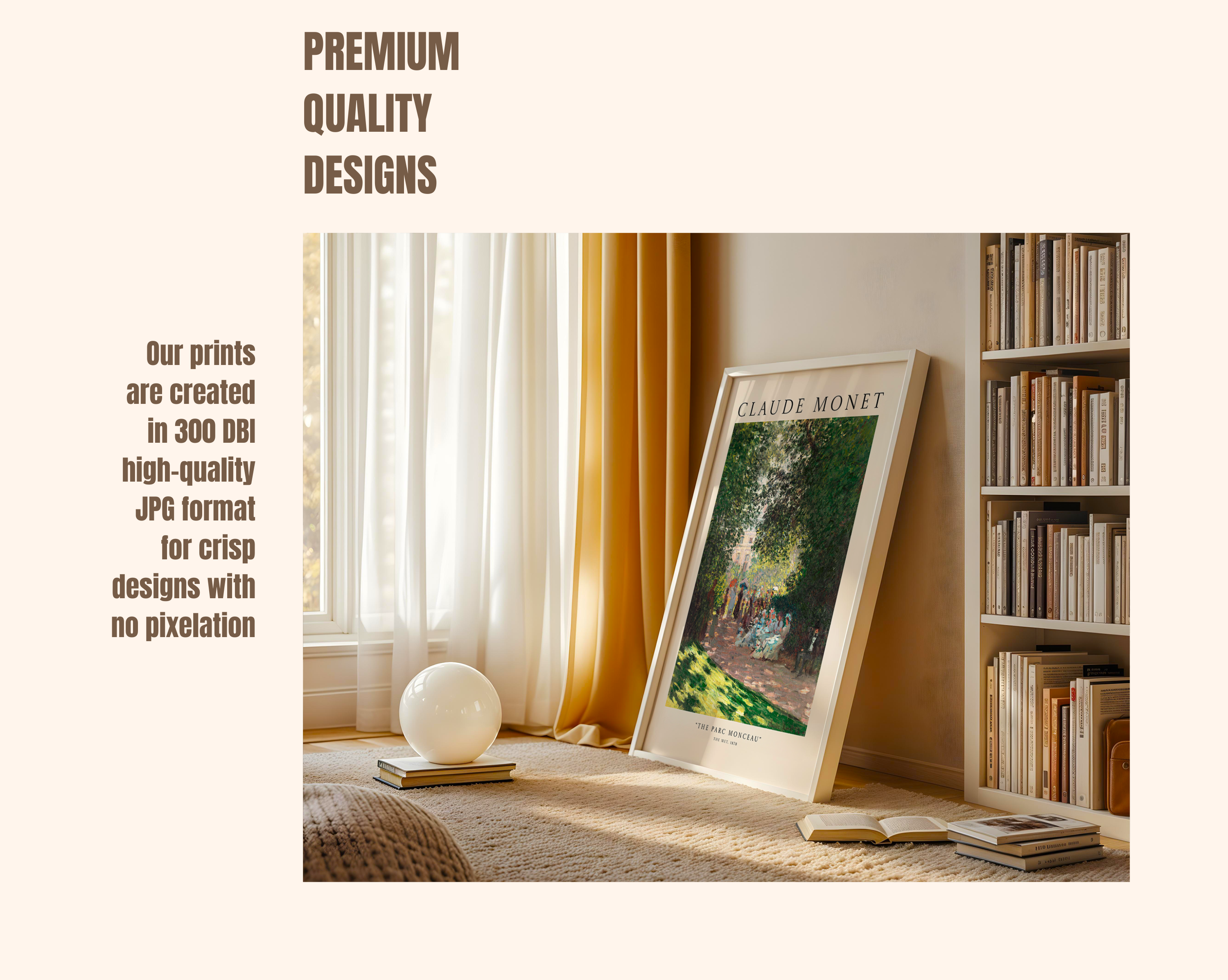 The Parc Monceau – Claude Monet Art Print