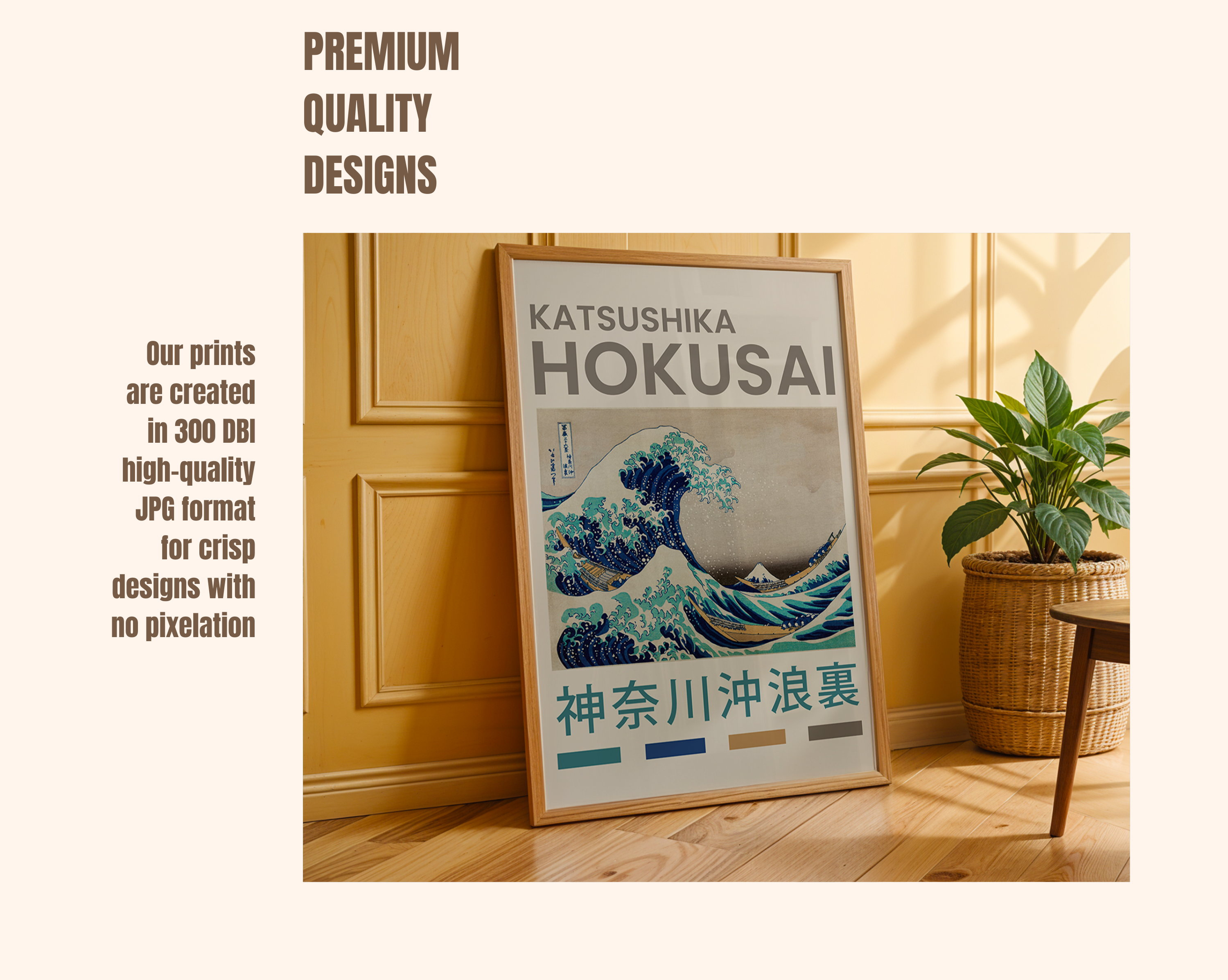 The Great Wave off Kanagawa – Japanese Ukiyo-e Art Print