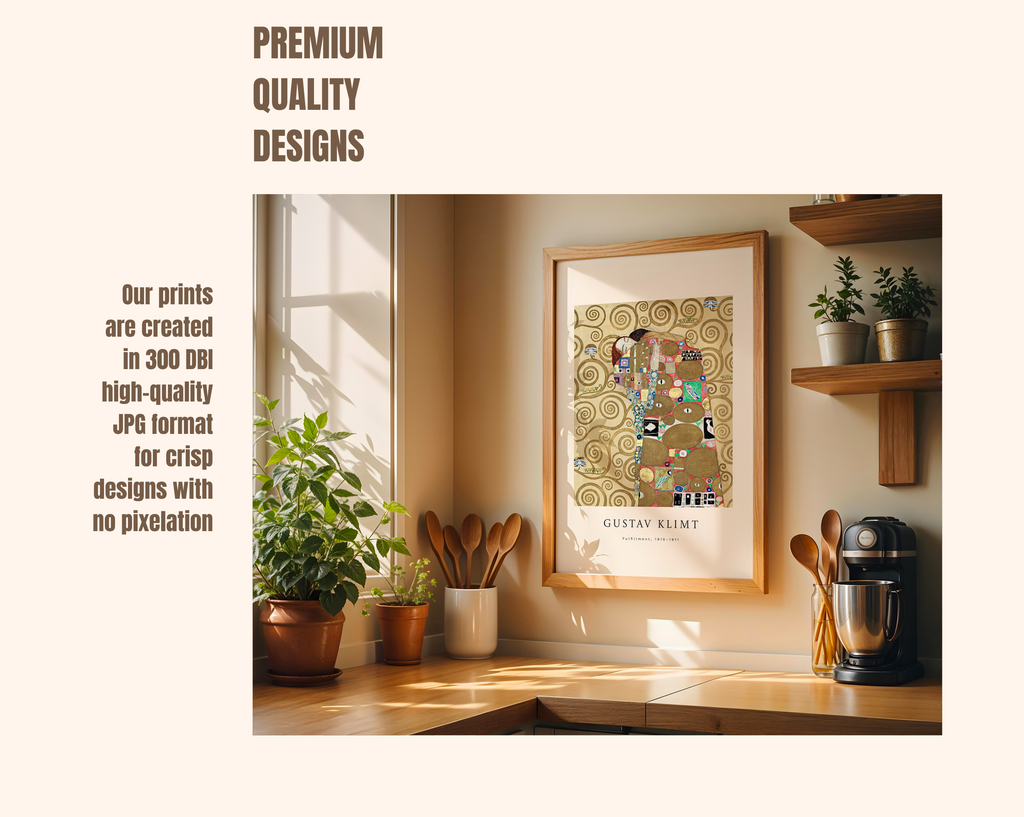 Fulfillment – Gustav Klimt Art Print