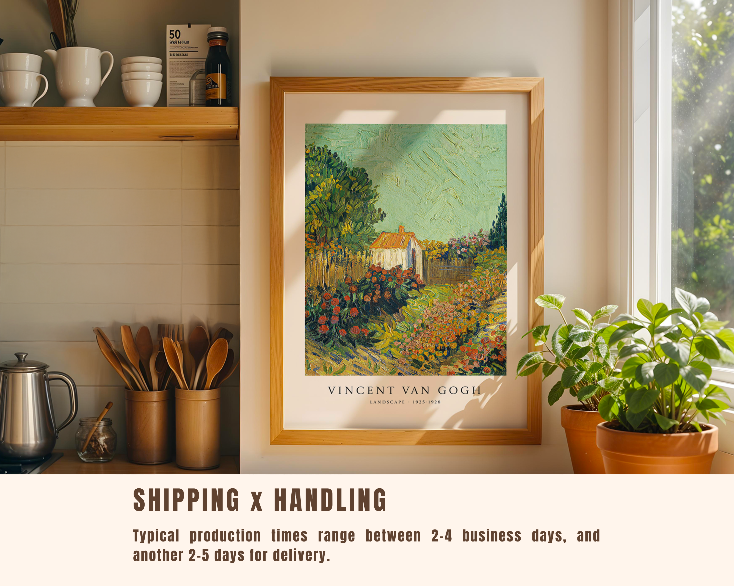 Garden Landscape – Vincent van Gogh Art Print