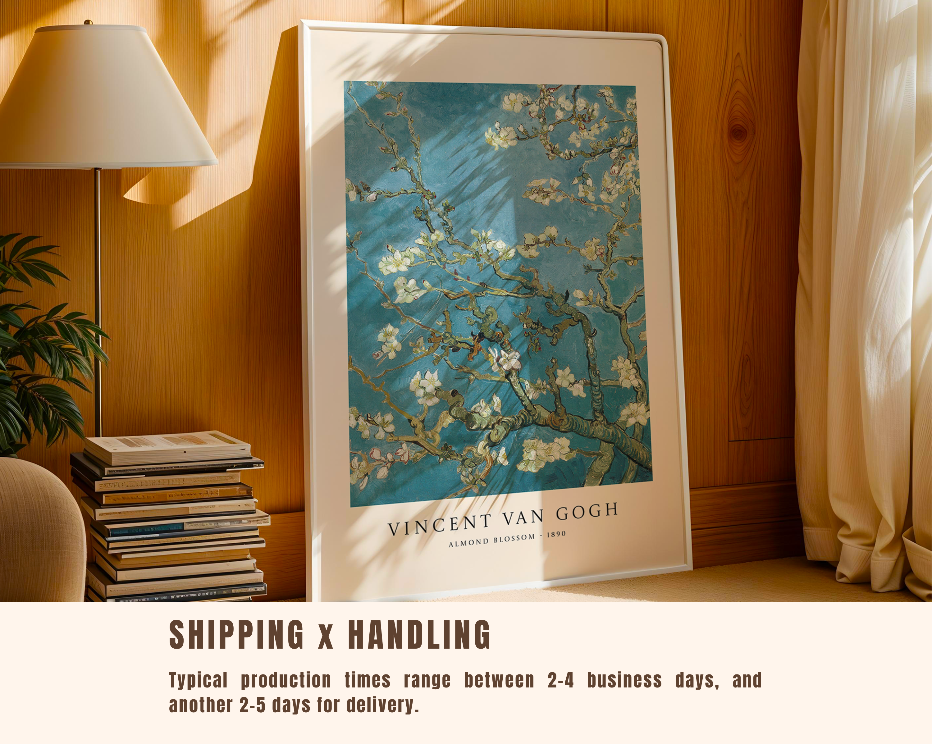 Almond Blossom (1890) – Vincent van Gogh Art Print