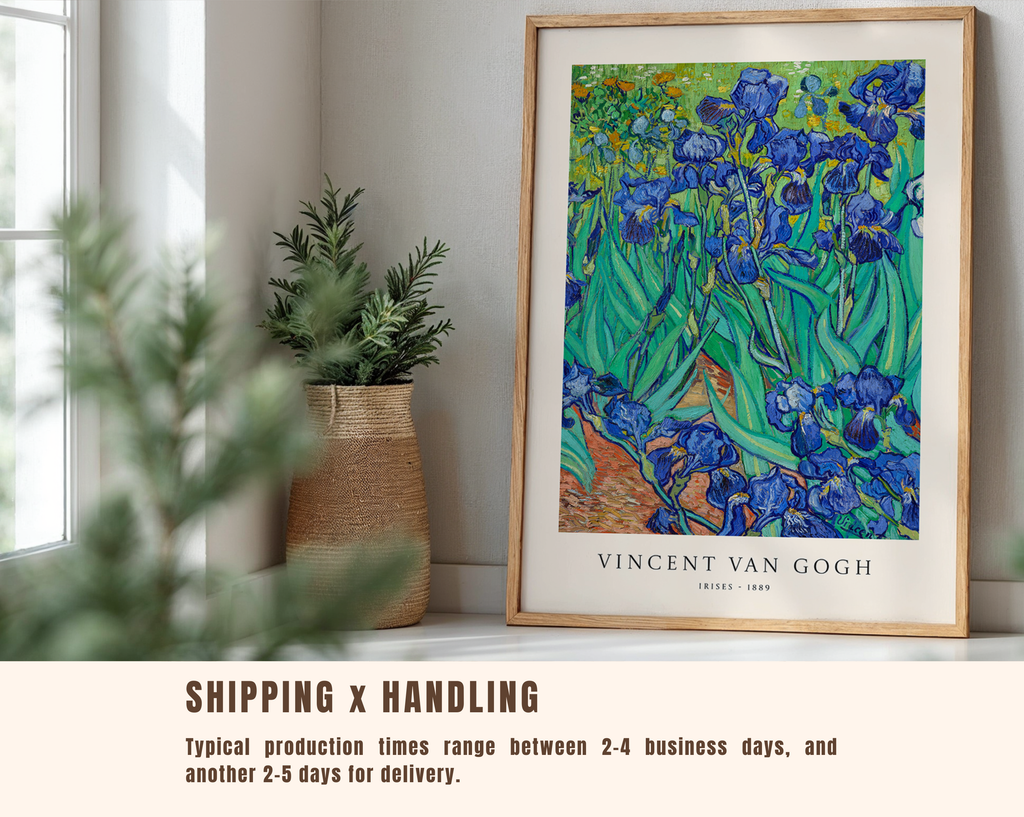 Irises 1889 – Vincent van Gogh Art Print