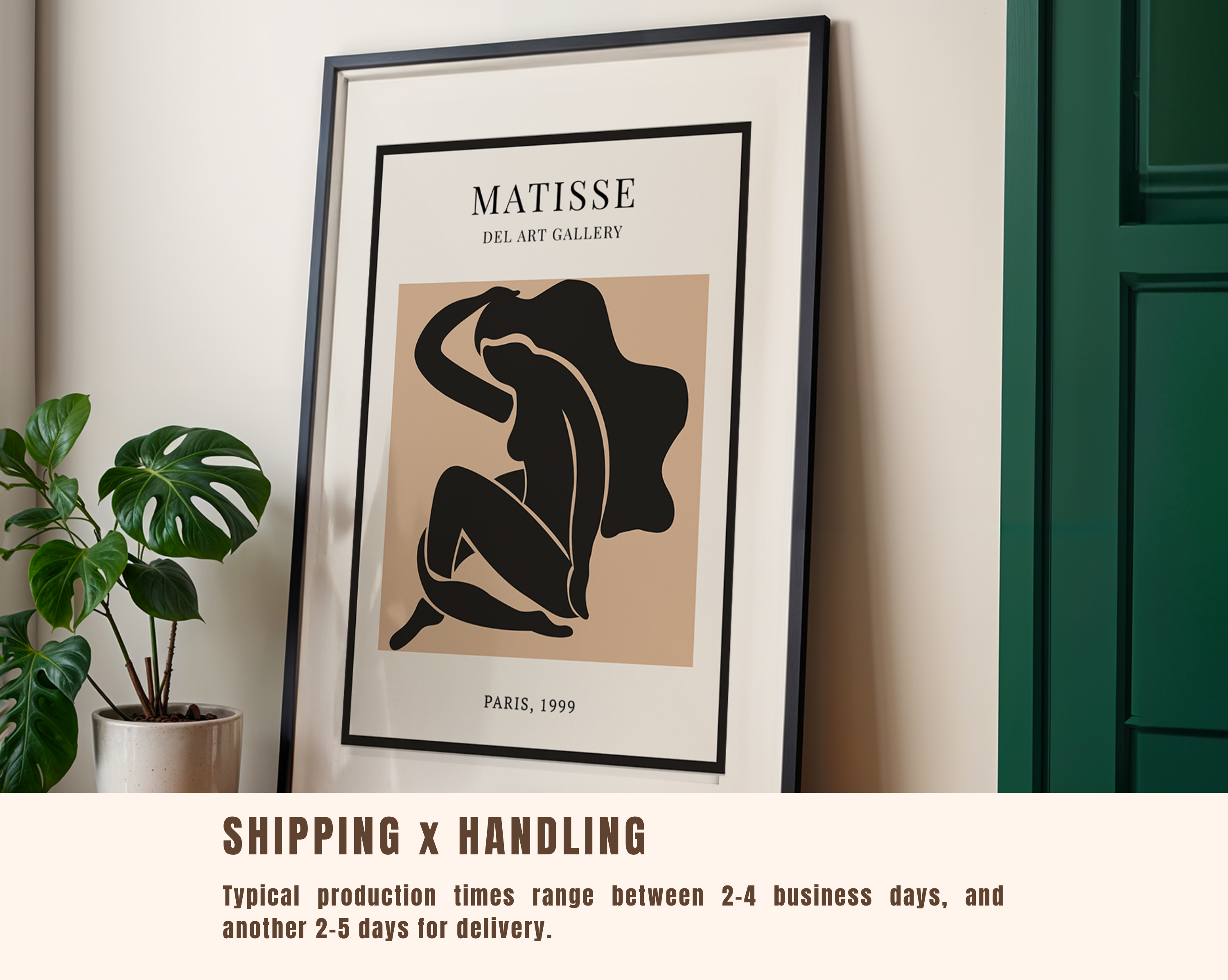 Seated Figure – Henri Matisse Modern Art Print