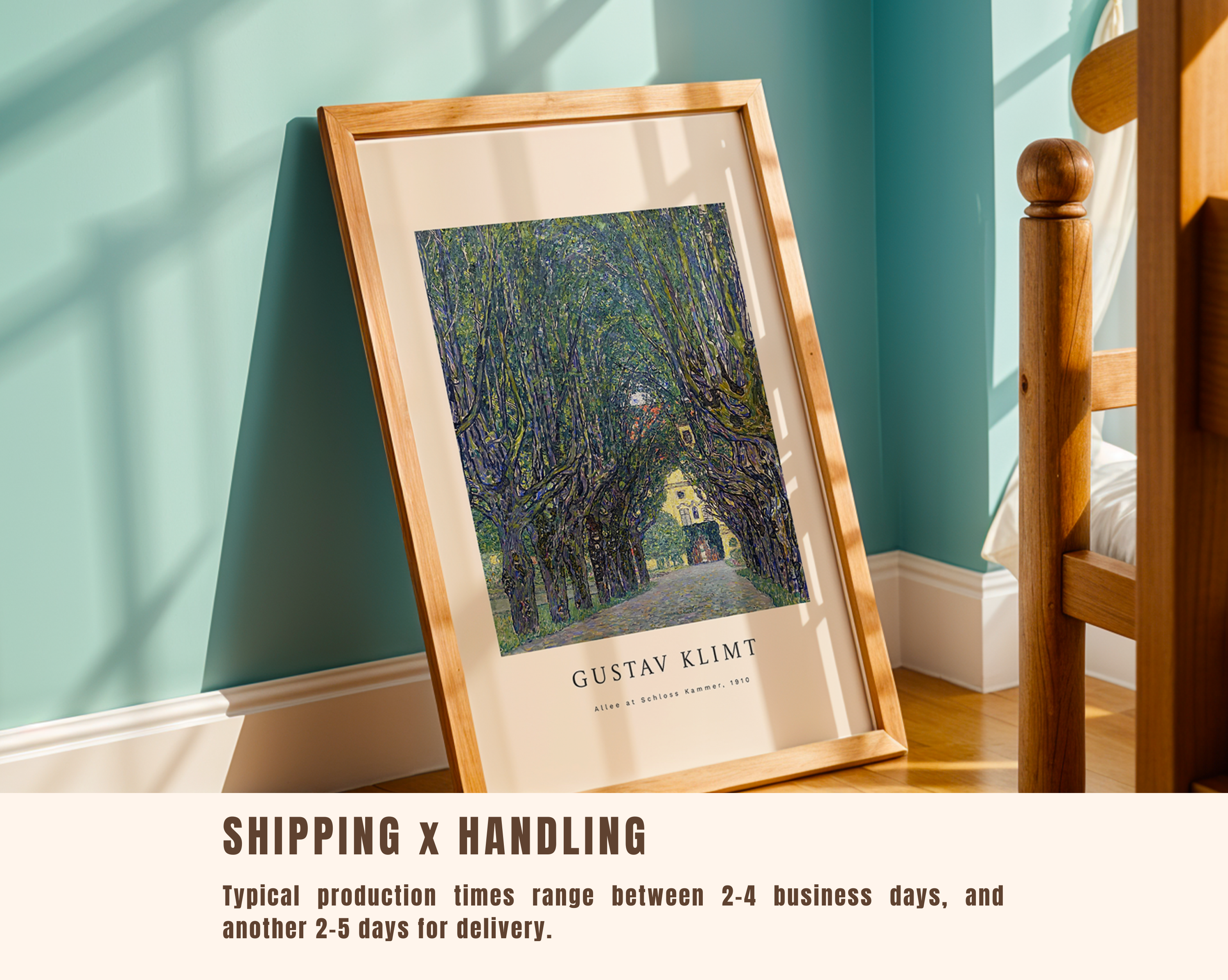 Allee at Schloss Kammer – Gustav Klimt Art Print