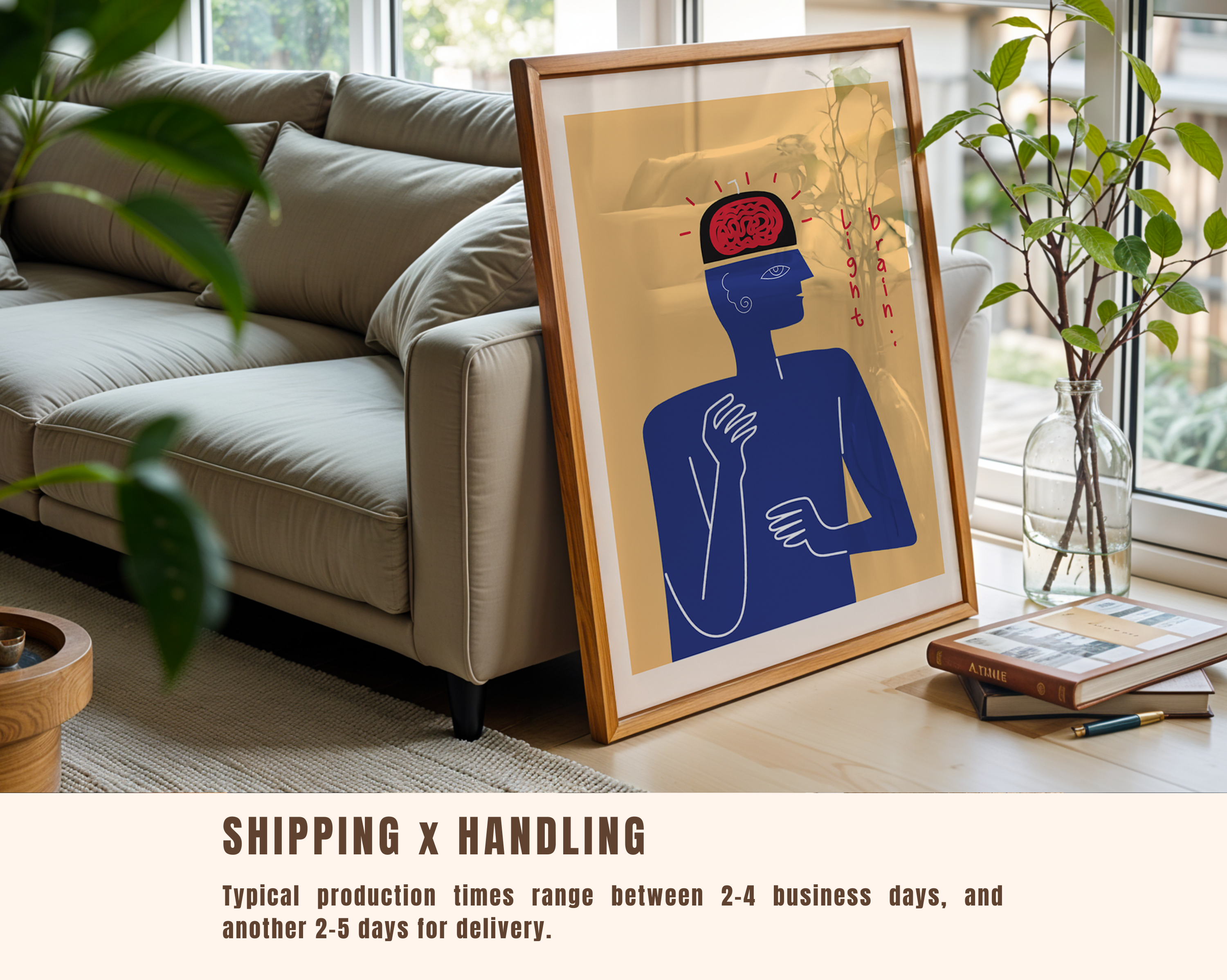 Abstract Human Figure – Matisse Inspired Modern Art Print