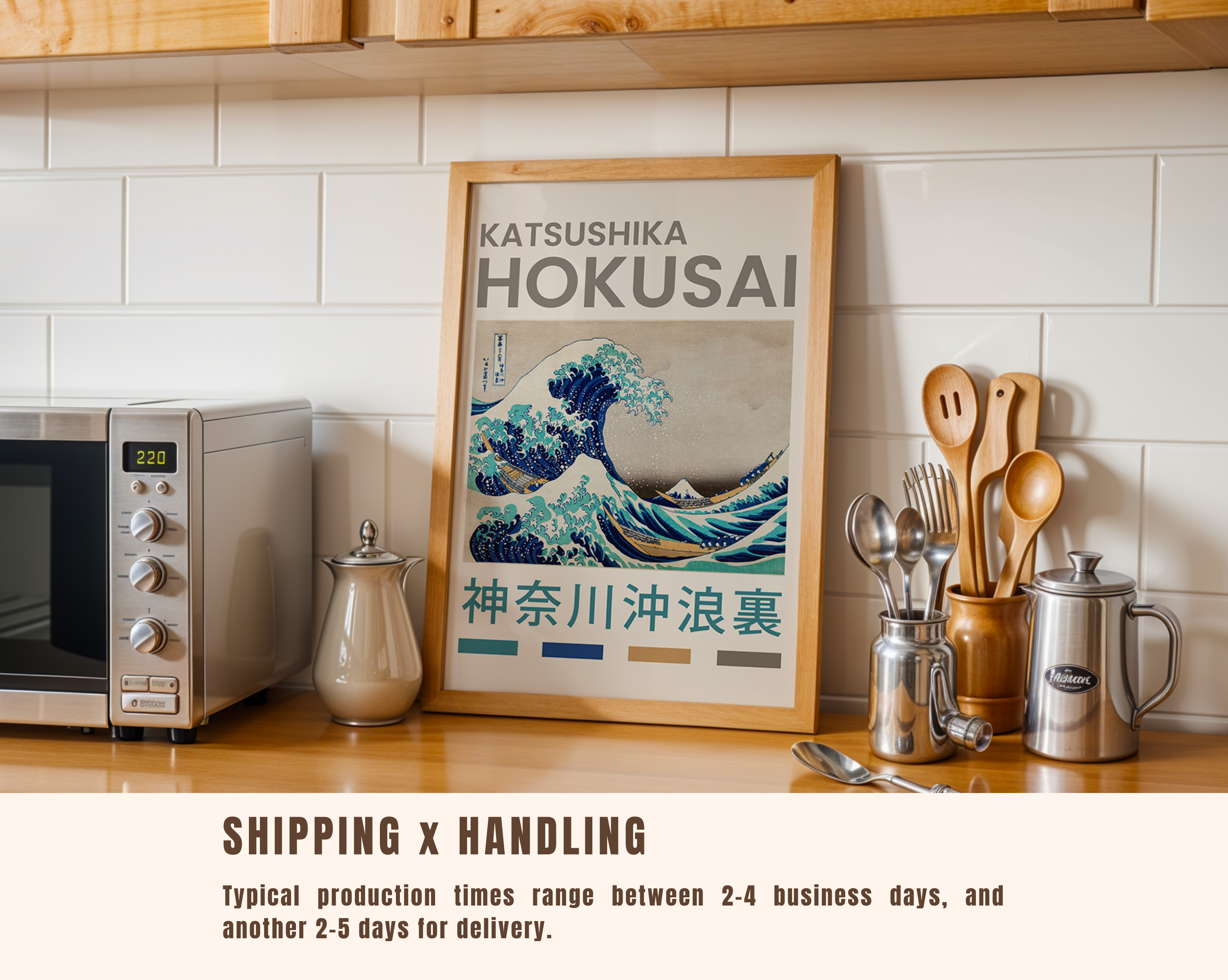 The Great Wave off Kanagawa – Japanese Ukiyo-e Art Print