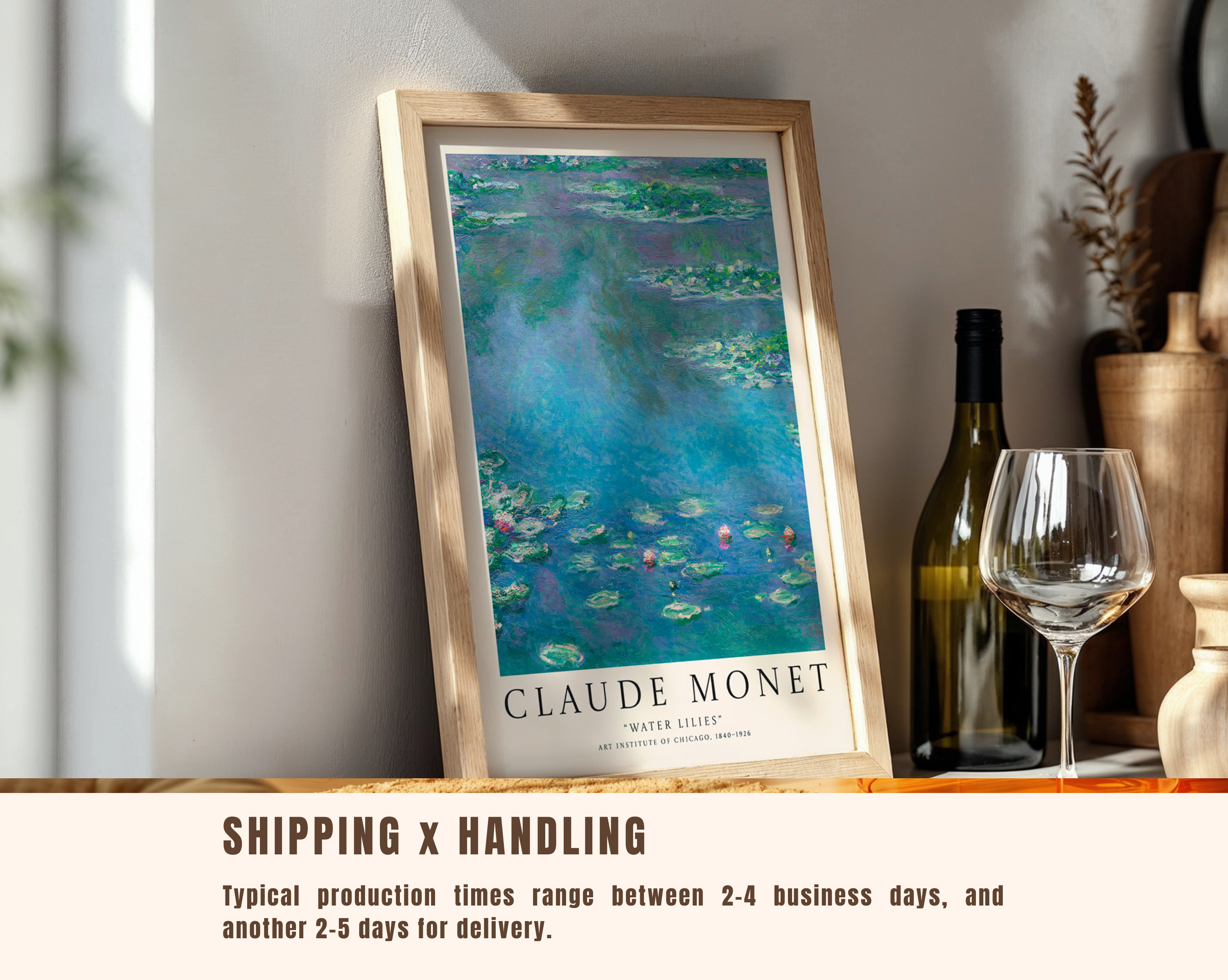Water Lilies – Claude Monet Art Print