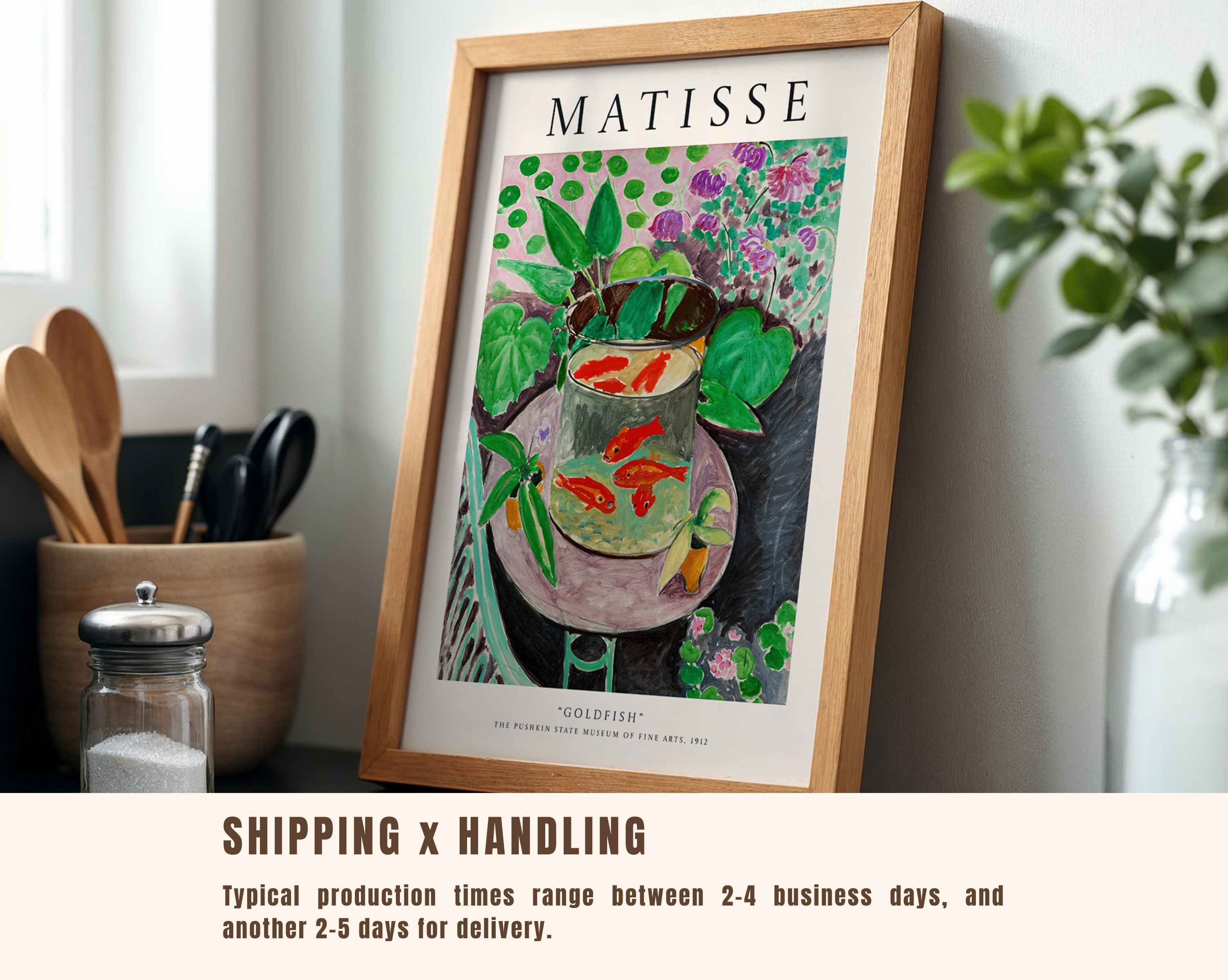 Goldfish – Henri Matisse Modern Art Print
