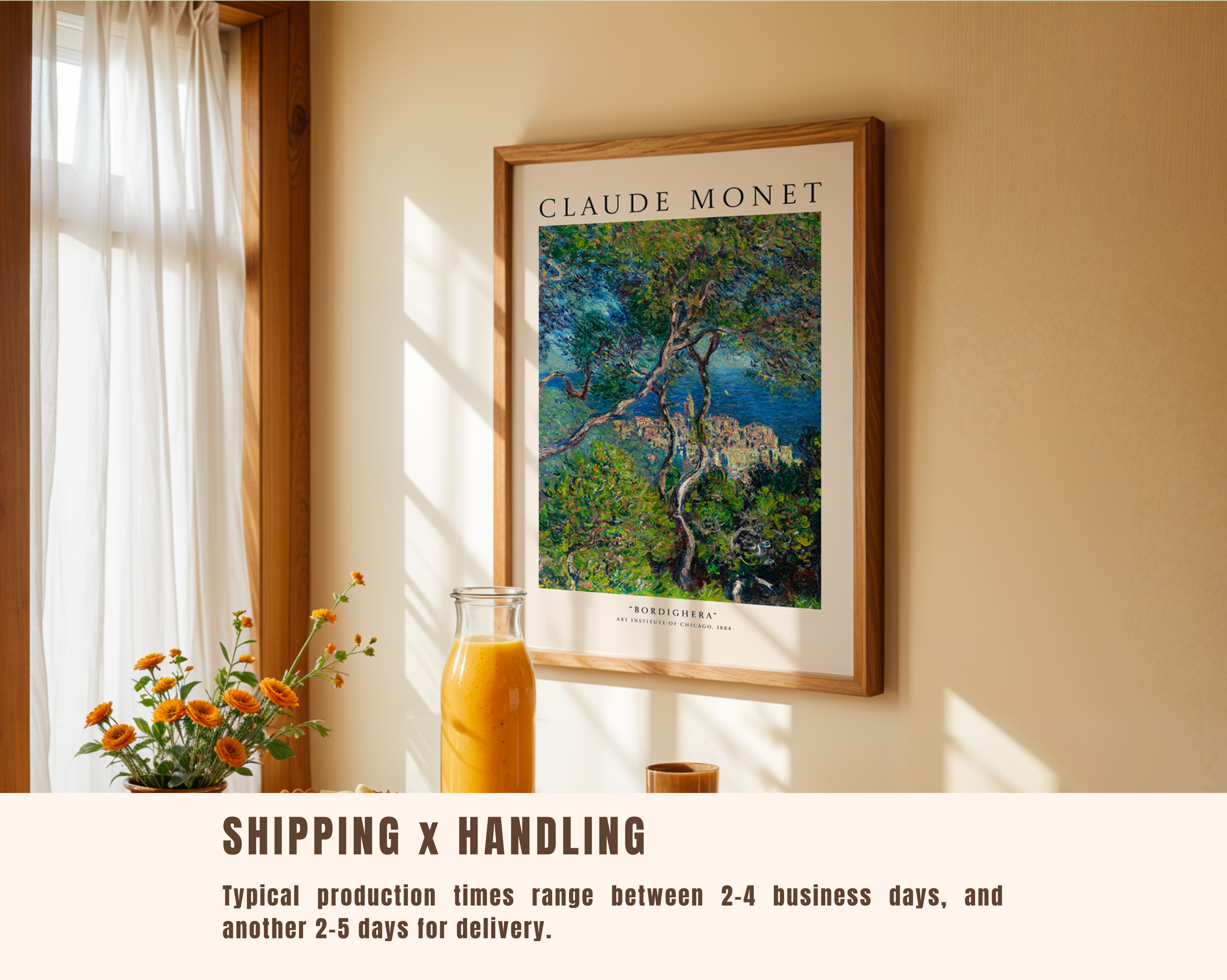 Bordighera – Claude Monet Art Print