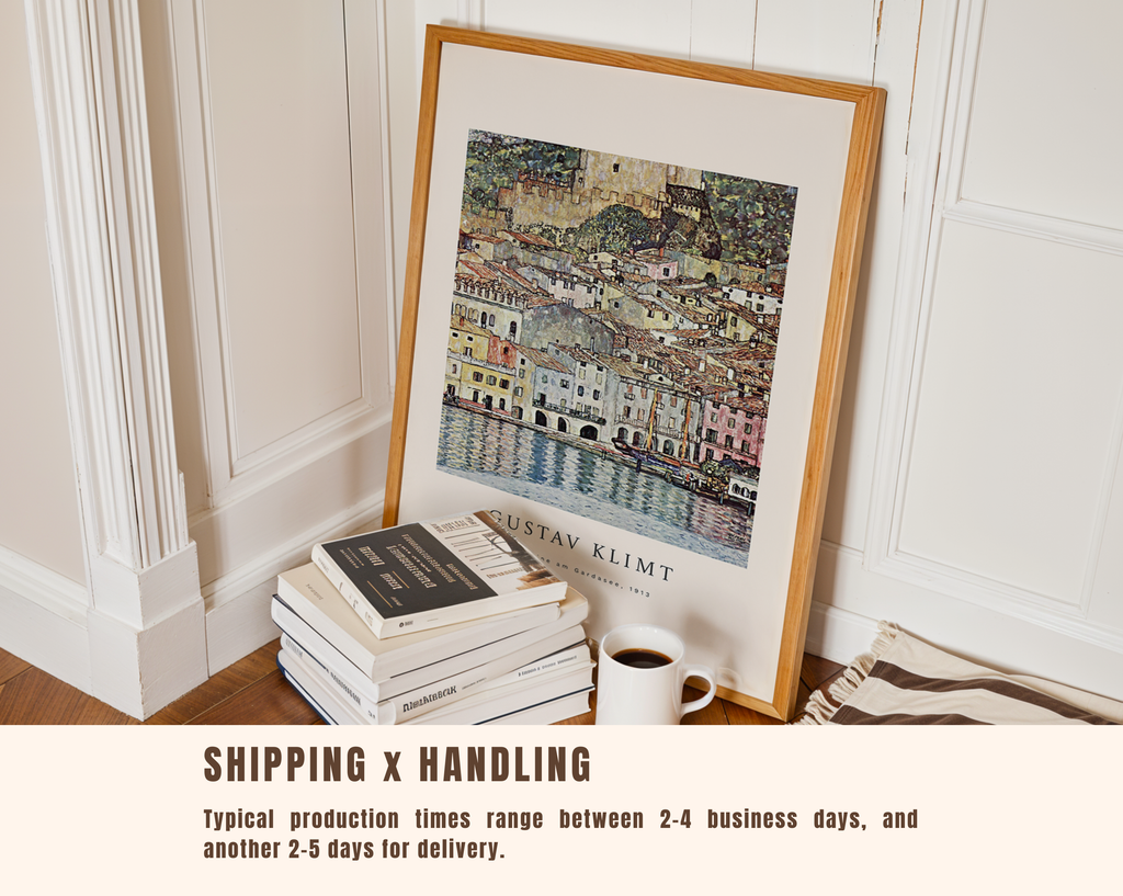 Malcesine am Gardasee – Gustav Klimt Art Print