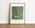Farm Garden with Sunflowers – Gustav Klimt Art Print
