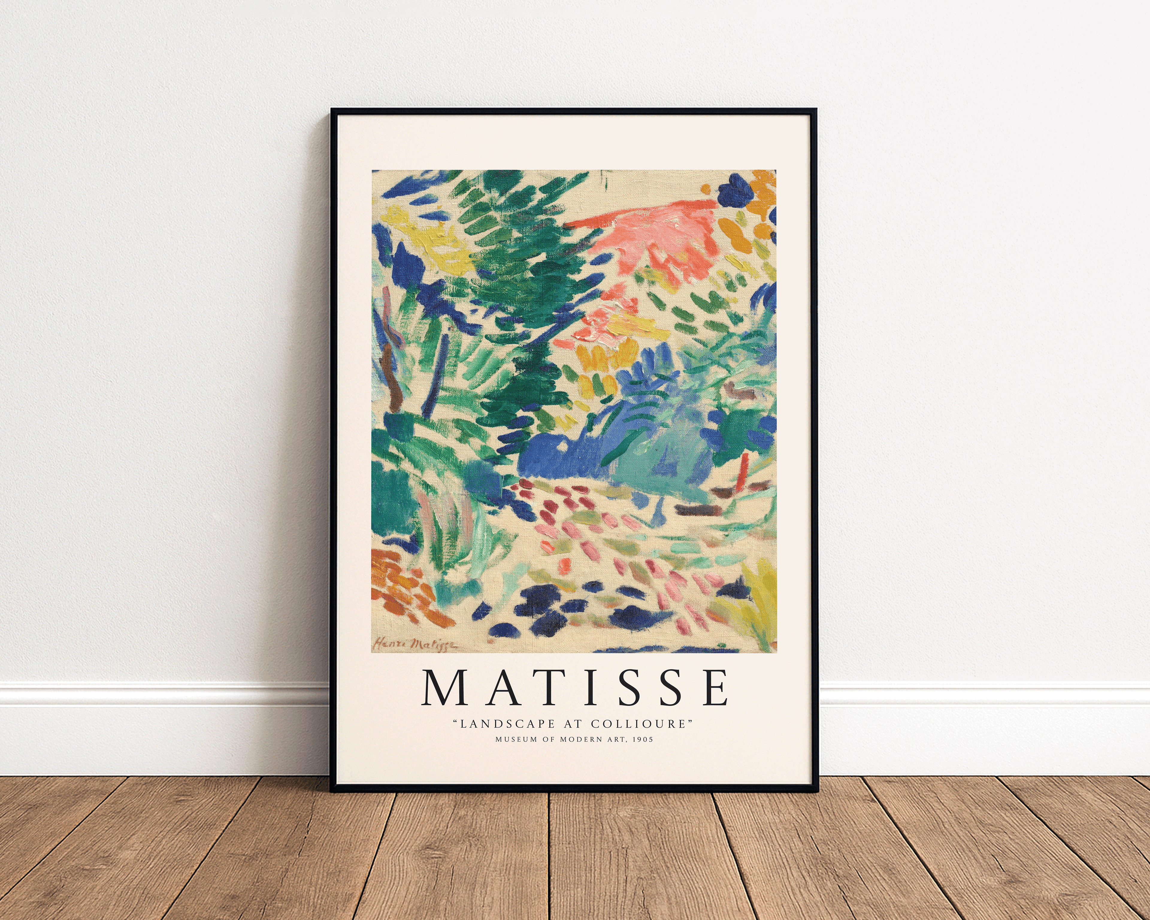 Landscape at Collioure – Henri Matisse Modern Art Print