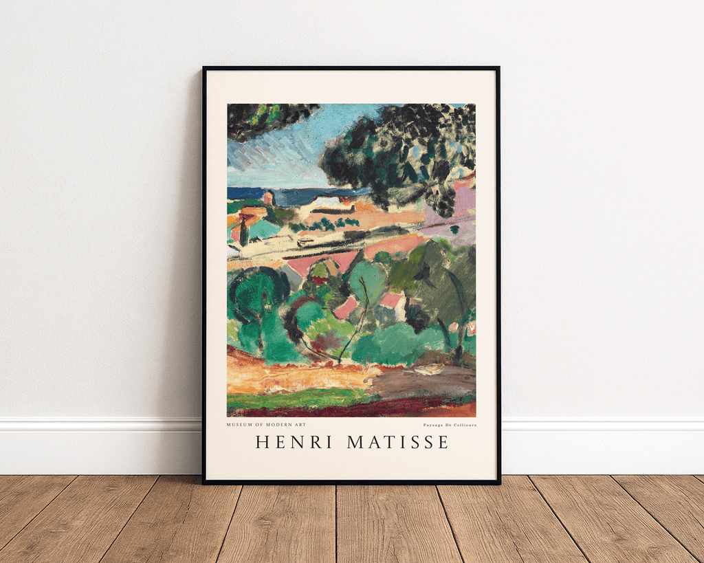Paysage de Collioure – Henri Matisse Modern Art Print