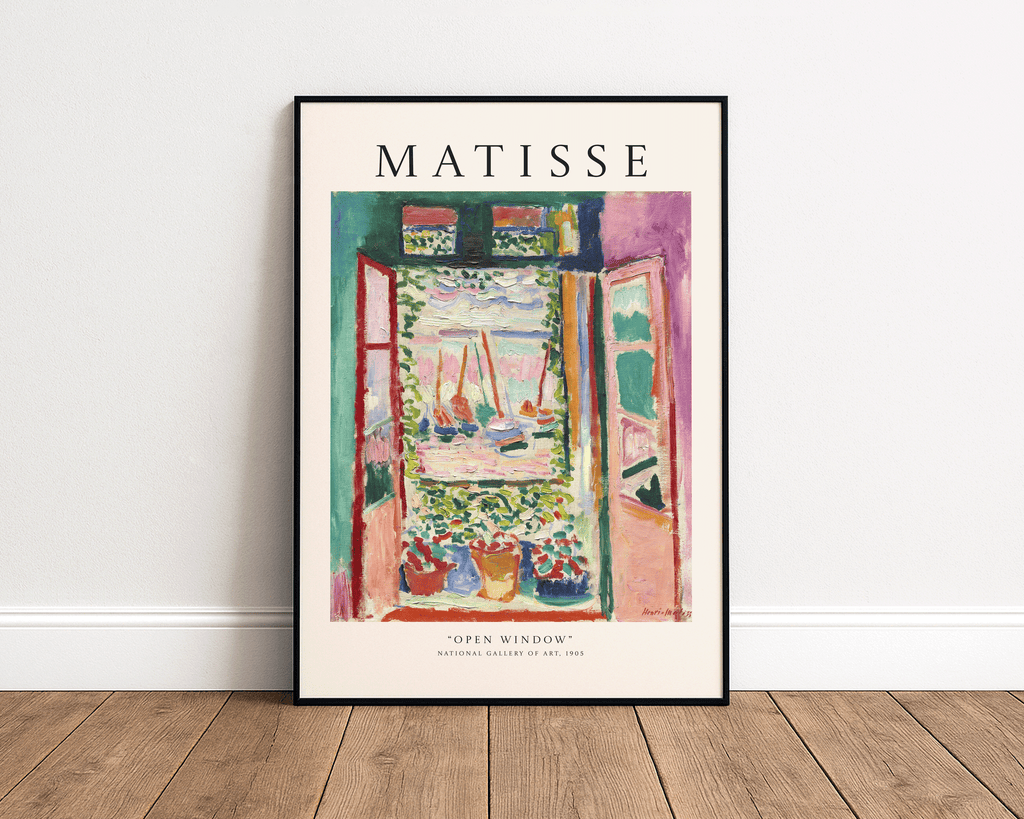 Open Window – Henri Matisse Modern Art Print