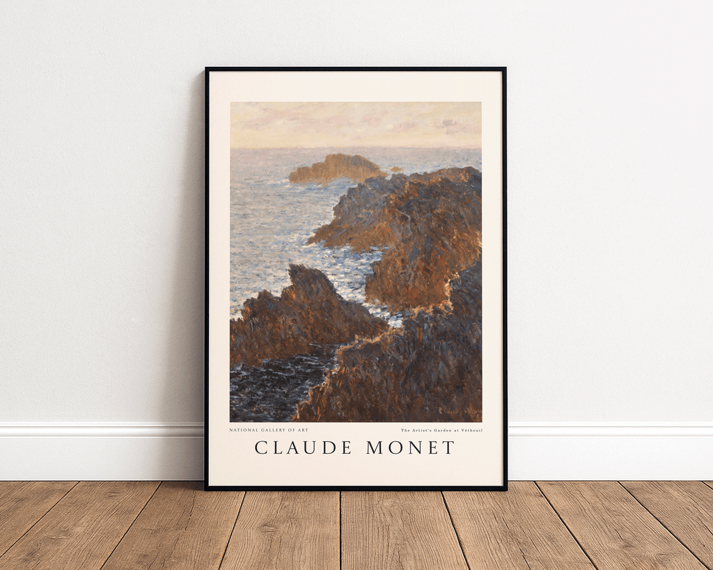 Cliffs at Belle-Île – Claude Monet Art Print