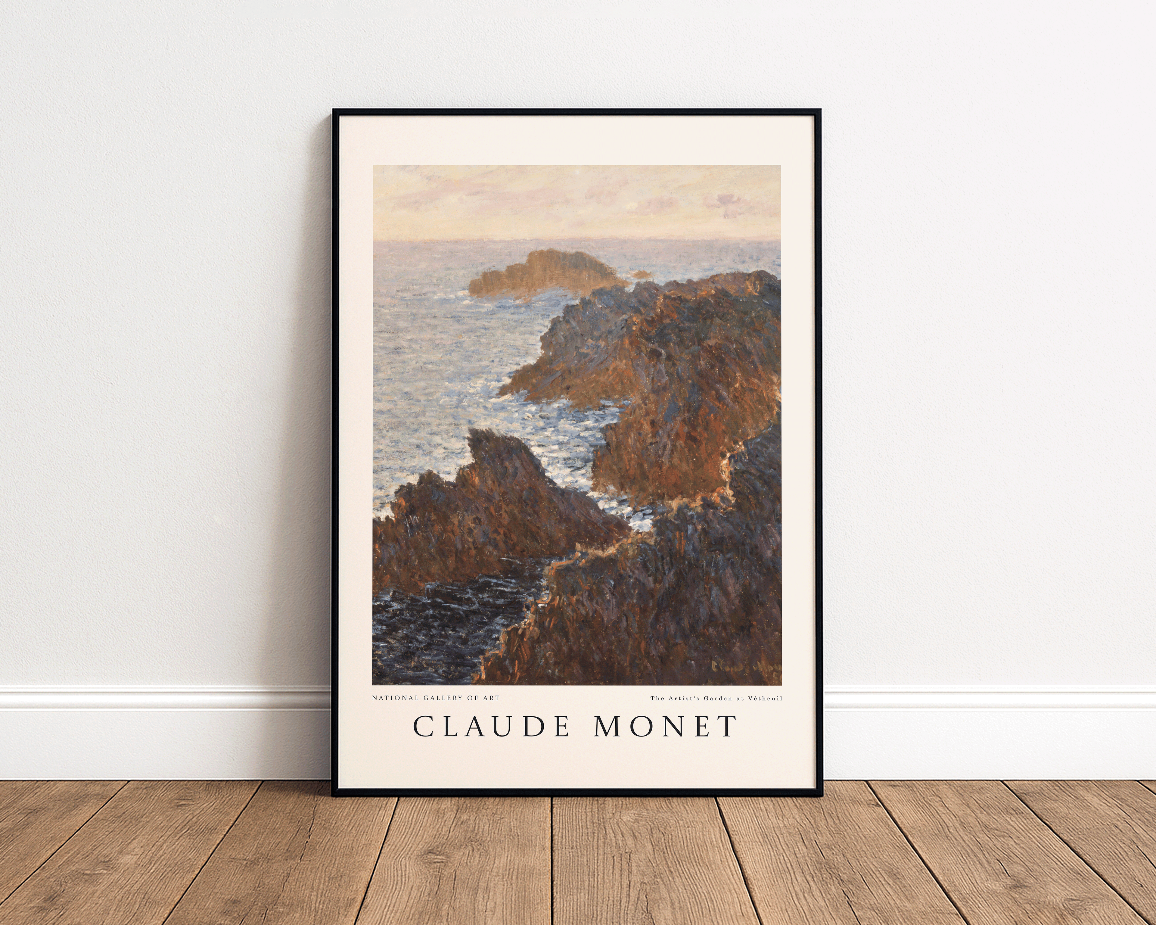 Cliffs at Belle-Île – Claude Monet Art Print