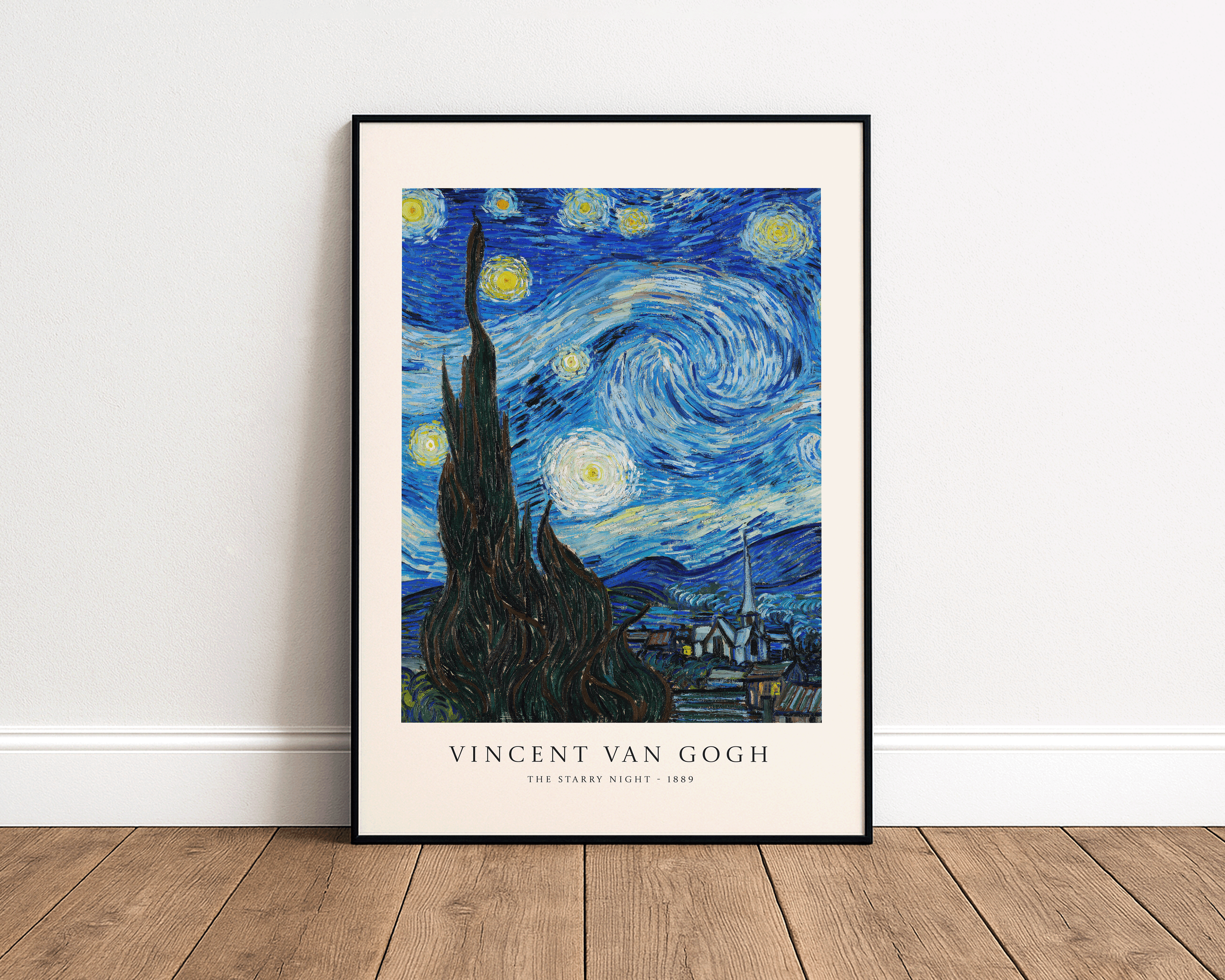 The Starry Night 1889 – Vincent van Gogh Art Print