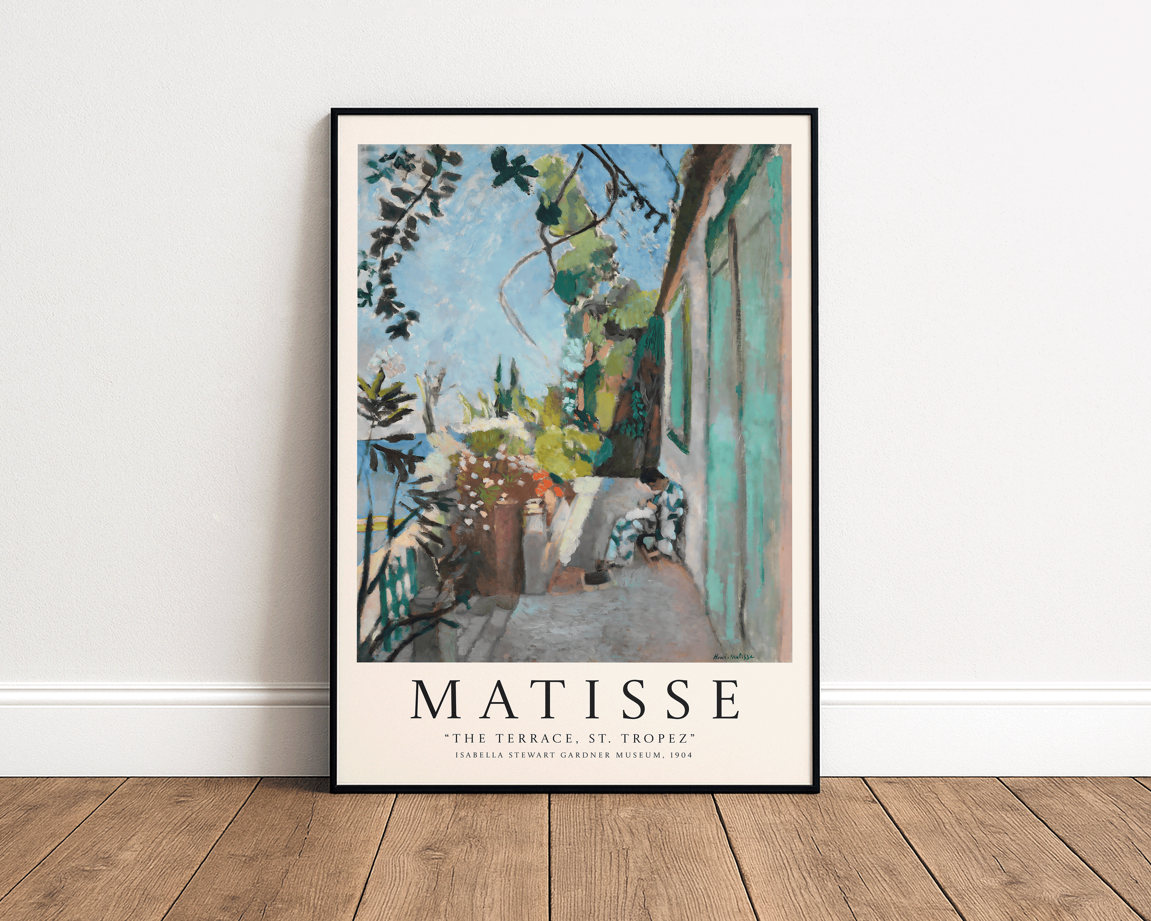 The Terrace, St. Tropez – Henri Matisse Art Print