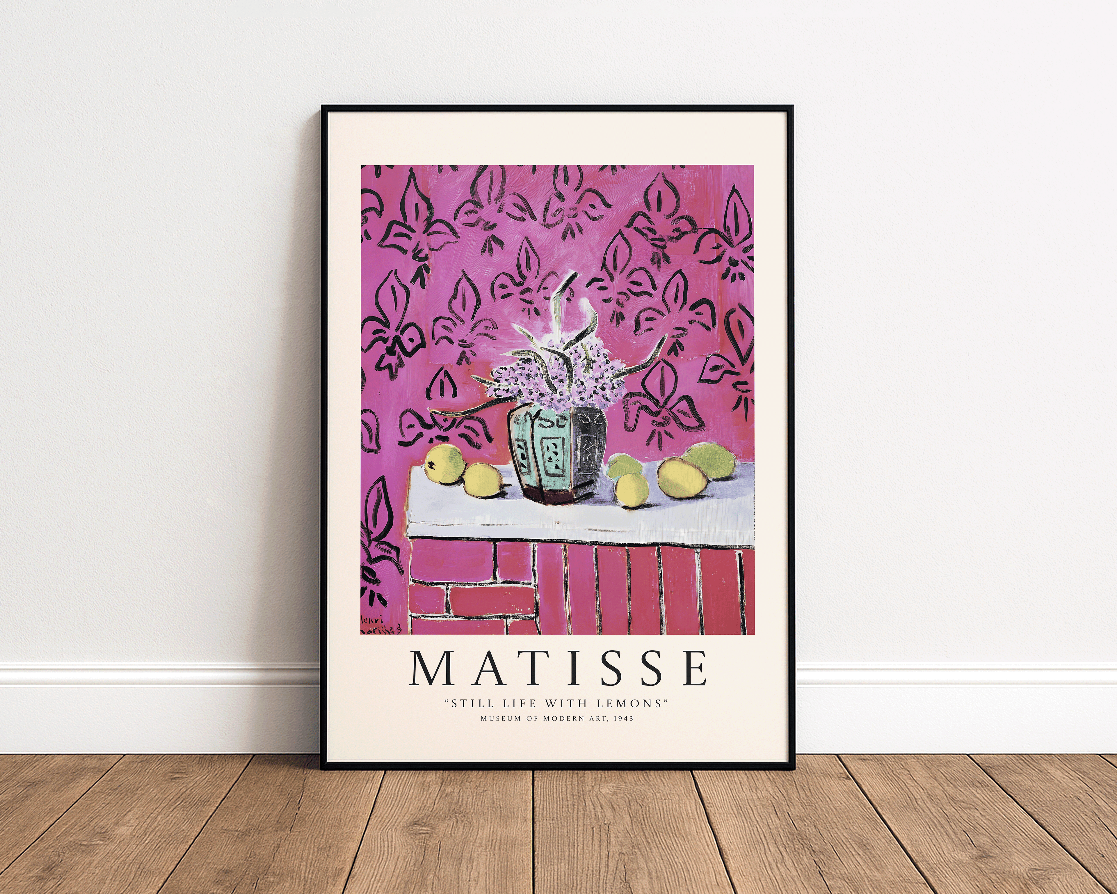 Still Life with Lemons – Henri Matisse Modern Art Print
