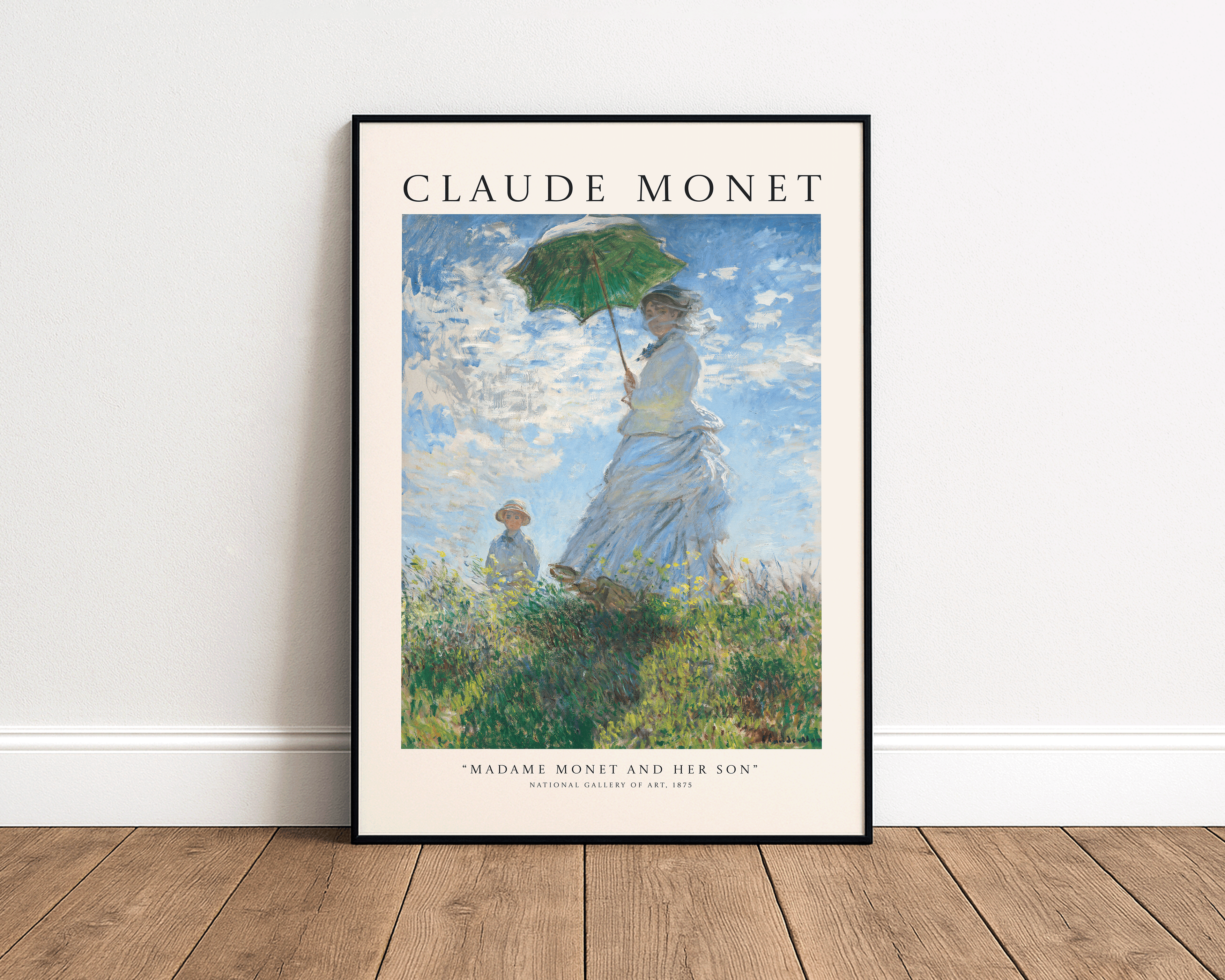 Madame Monet and Her Son – Claude Monet Art Print