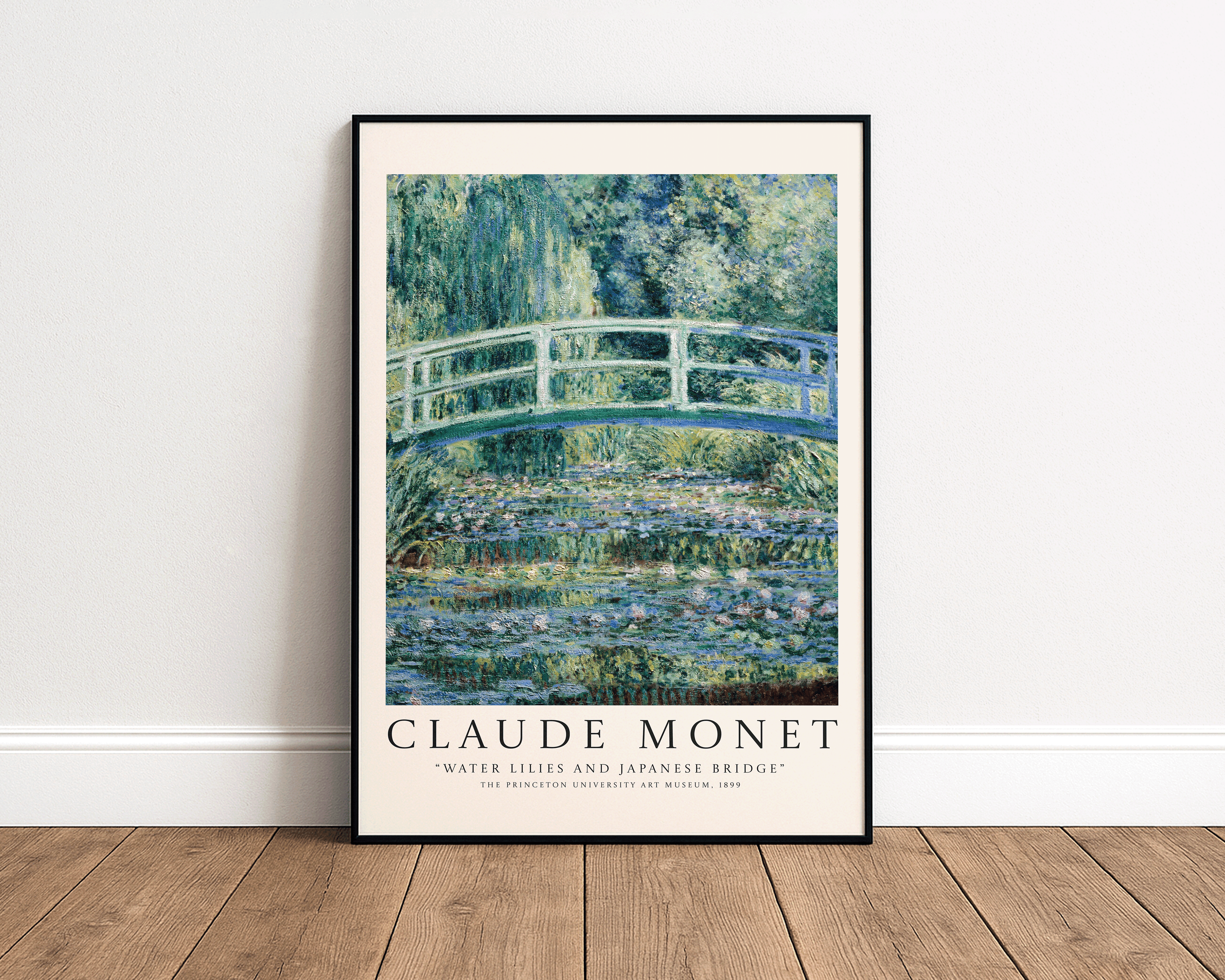Water Lilies and Japanese Bridge – Claude Monet Art Print