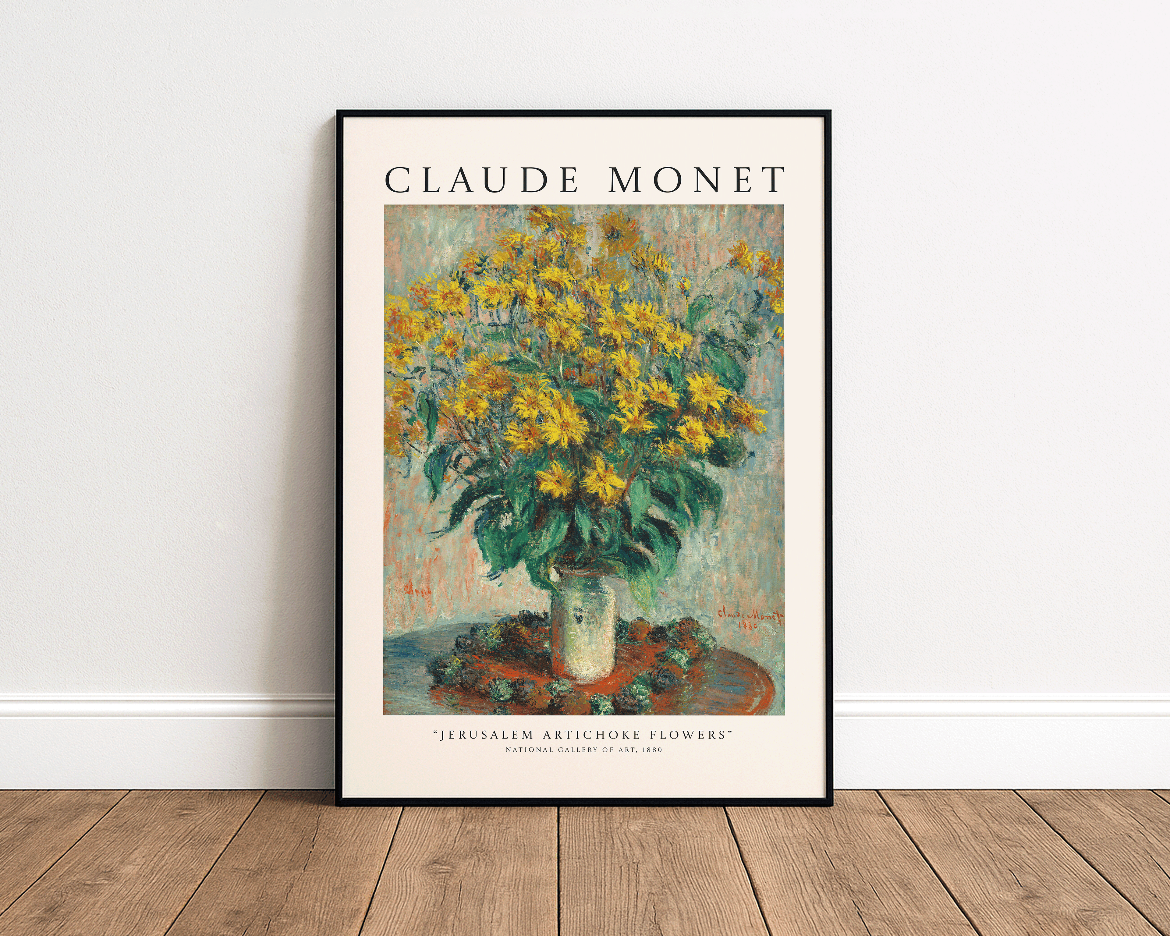 Jerusalem Artichoke Flowers – Claude Monet Art Print