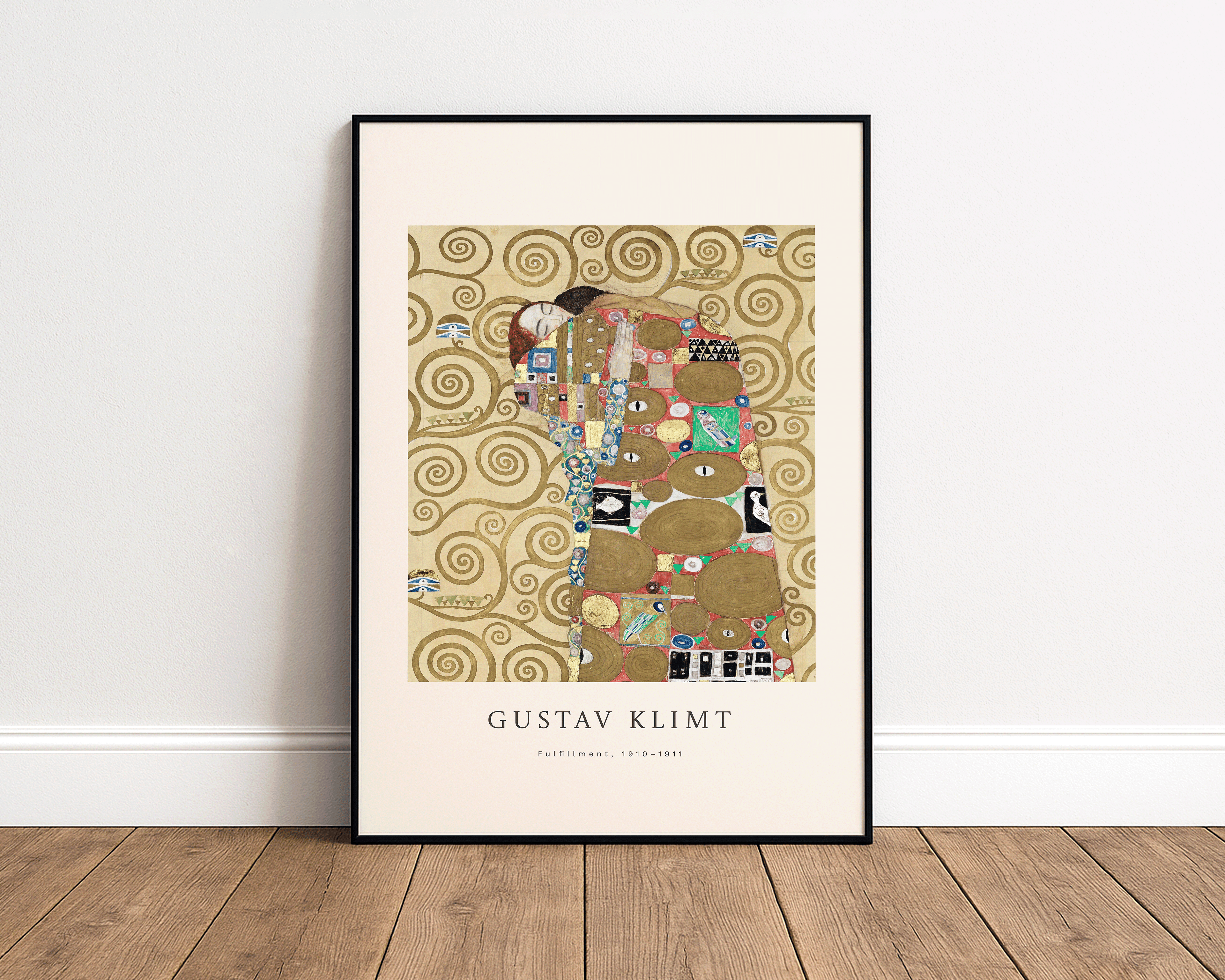 Fulfillment – Gustav Klimt Art Print