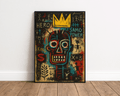SAMO Hero Crown – Basquiat Inspired Neo-Expressionist Graffiti Wall Art