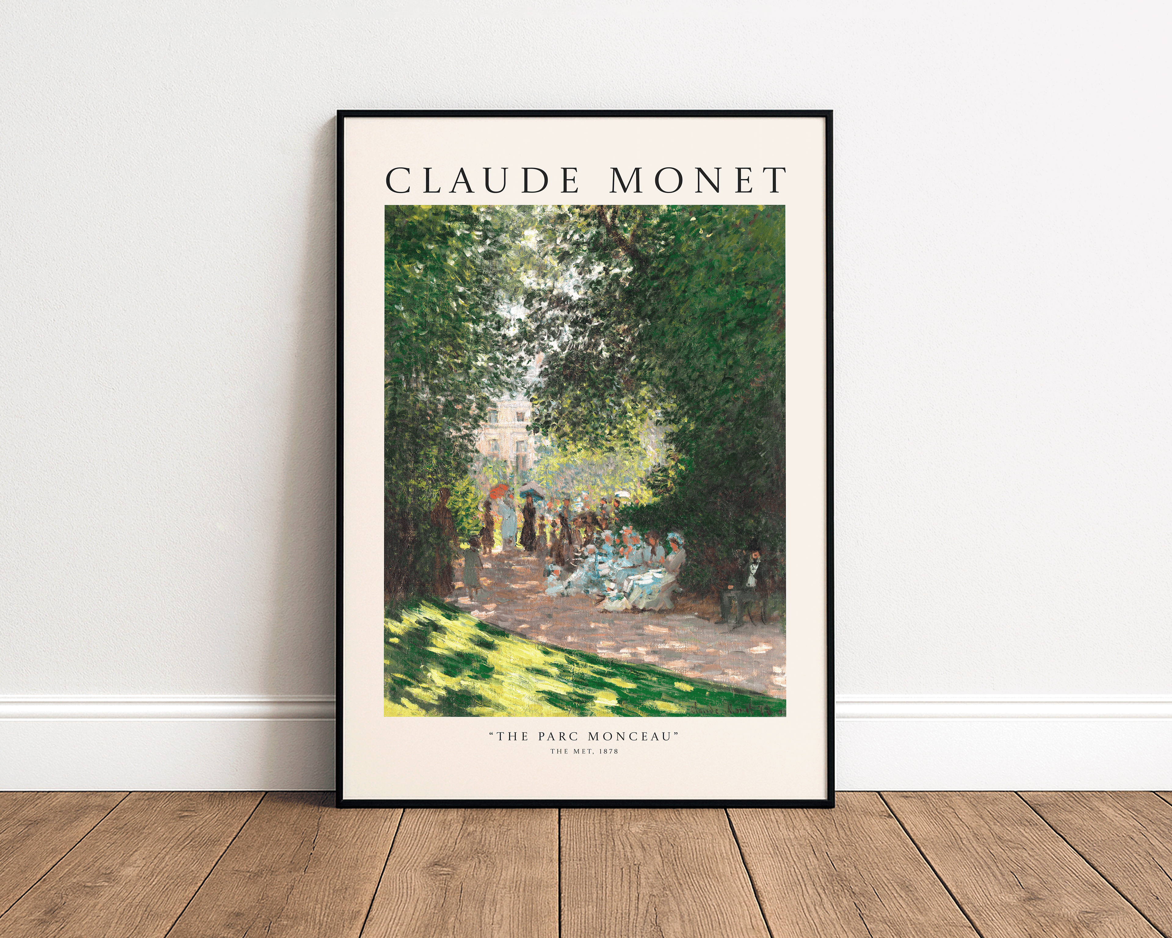 The Parc Monceau – Claude Monet Art Print