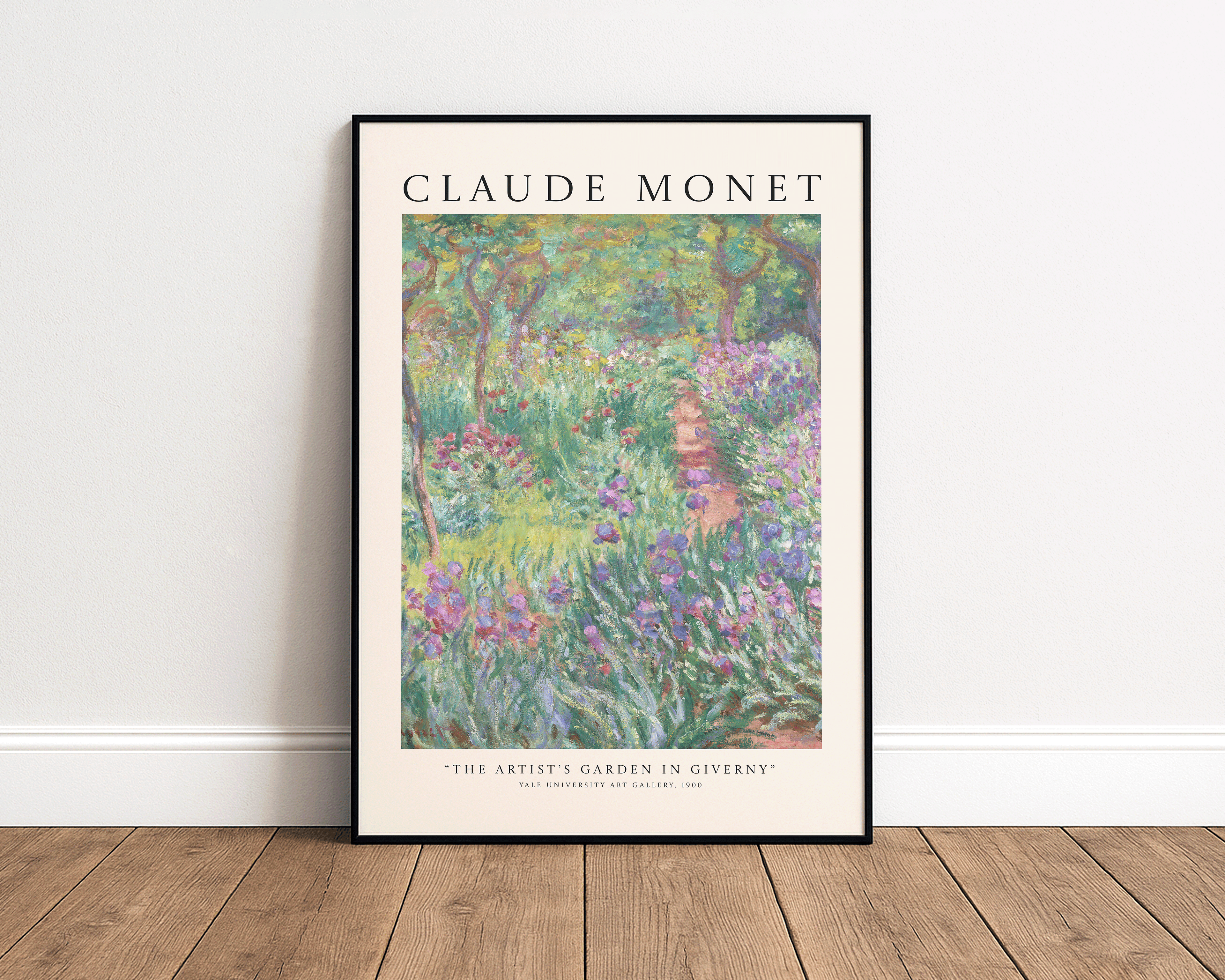 The Artist’s Garden in Giverny – Claude Monet Art Print